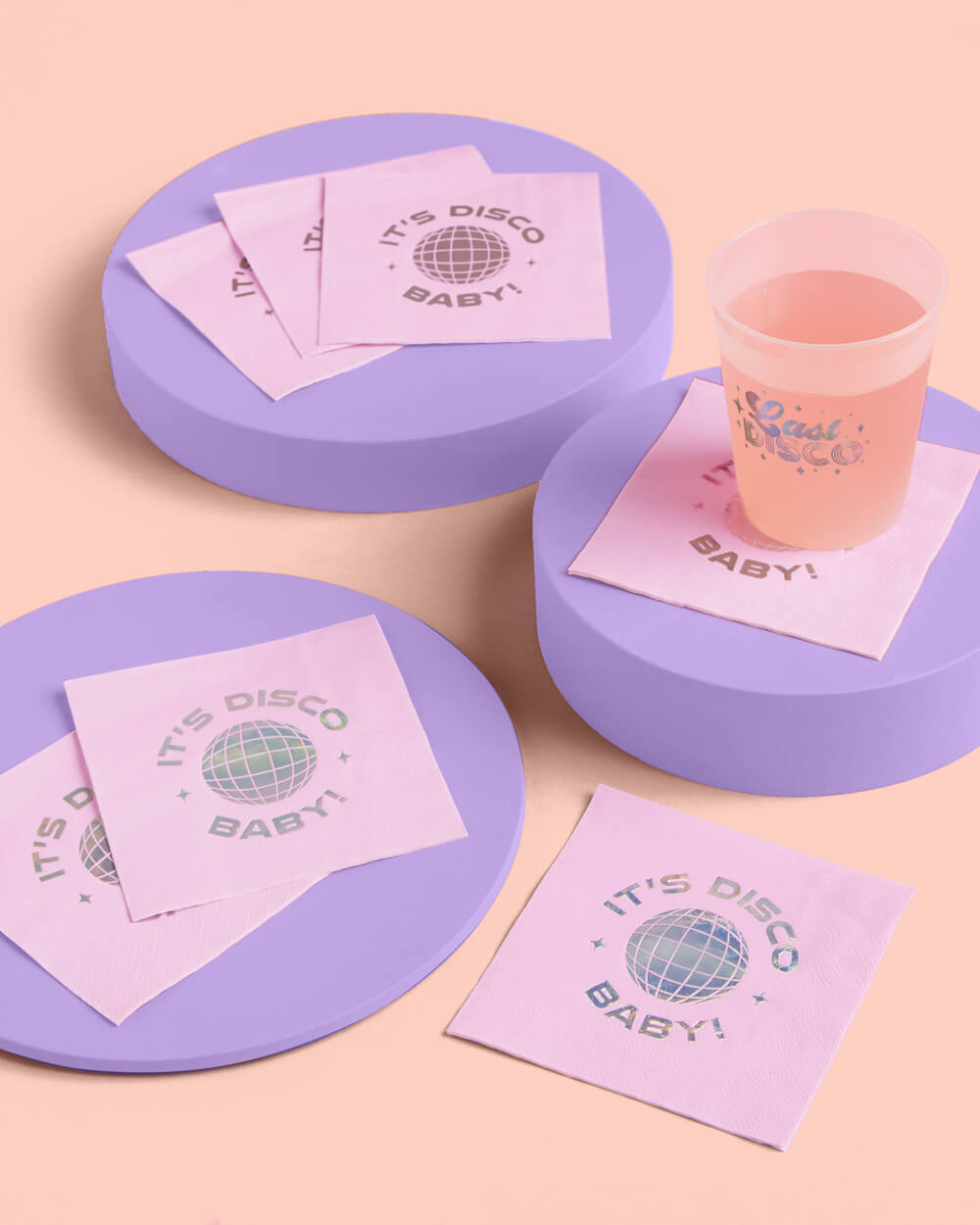 It's Disco, Baby! Napkin - 25 Foil Napkins