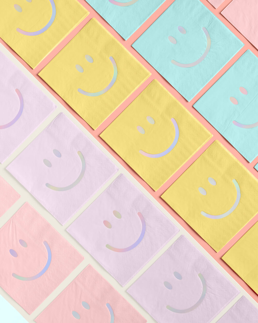 Smiley Napkin - 24 Foil Napkins