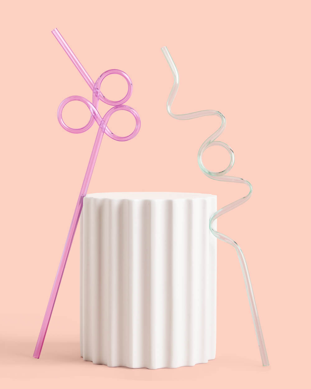 Pastel Party Straws - 20 Reusable Straws