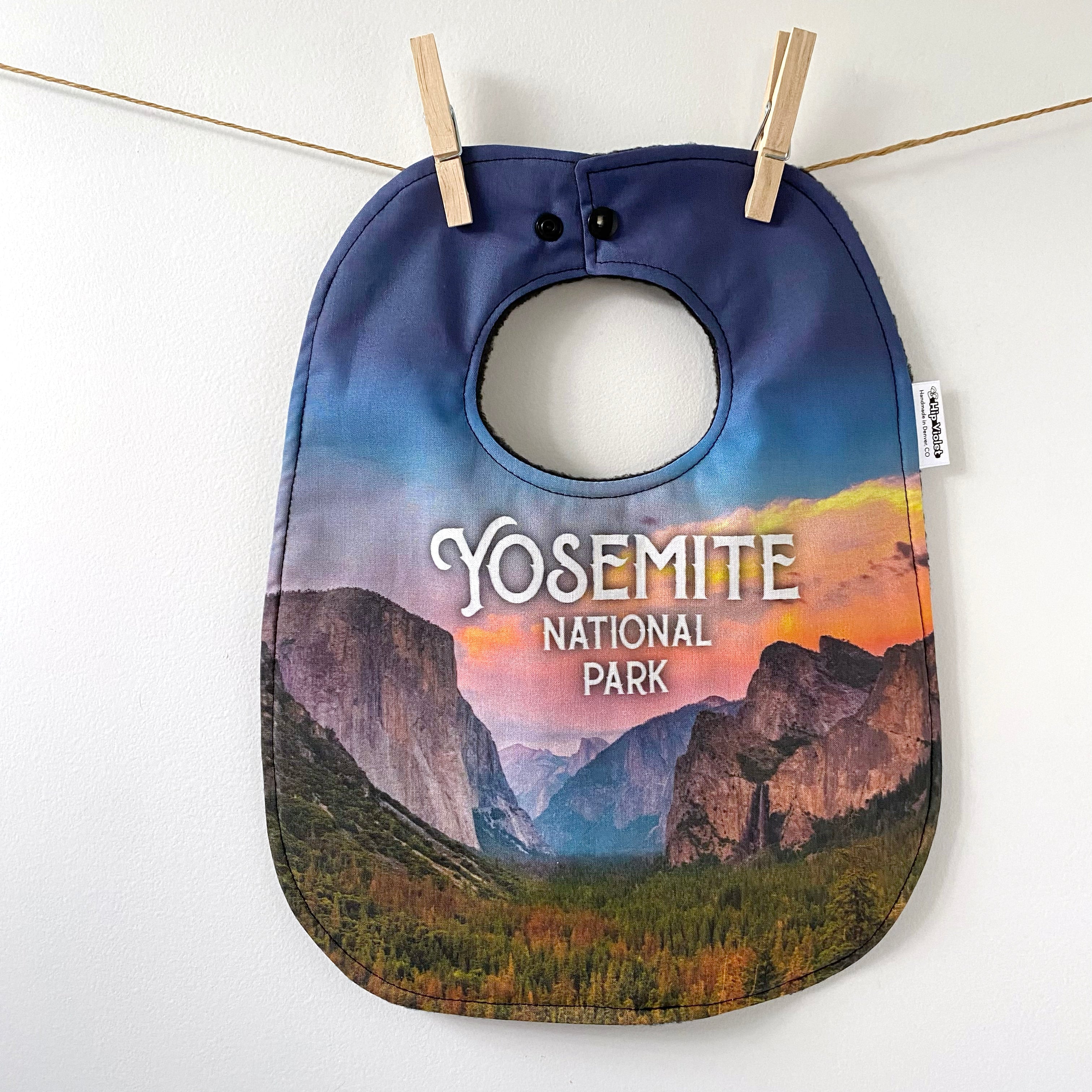 Yosemite National Park Baby Bib