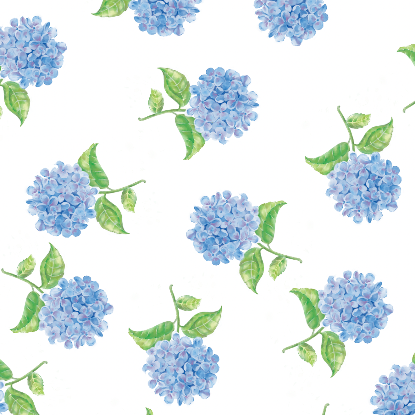 You Had Me At Hydrangea Swaddle Blanket