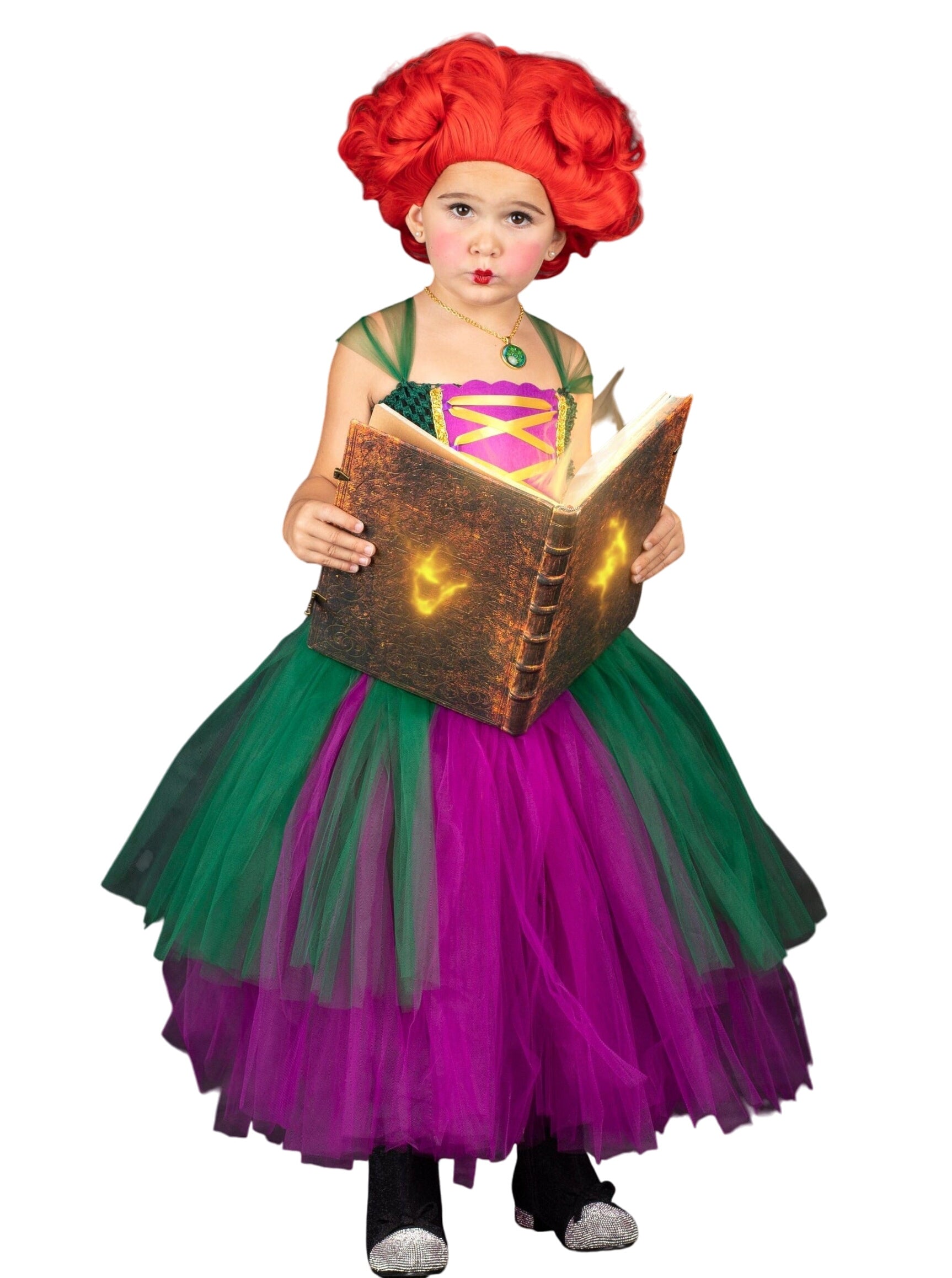 Girls Winifred Sanderson Witch Tutu Costume Dress