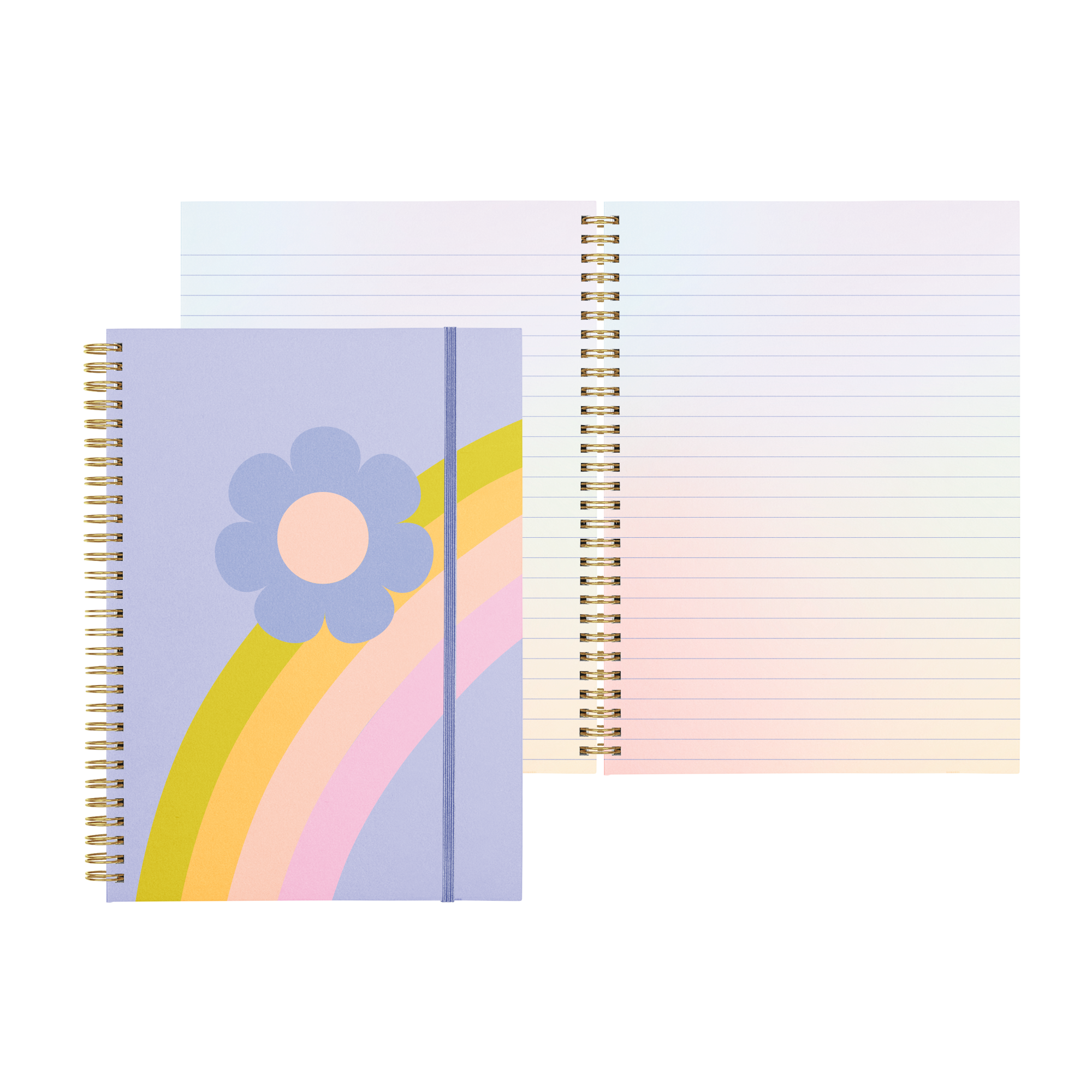 Rainbow Flower Notebook