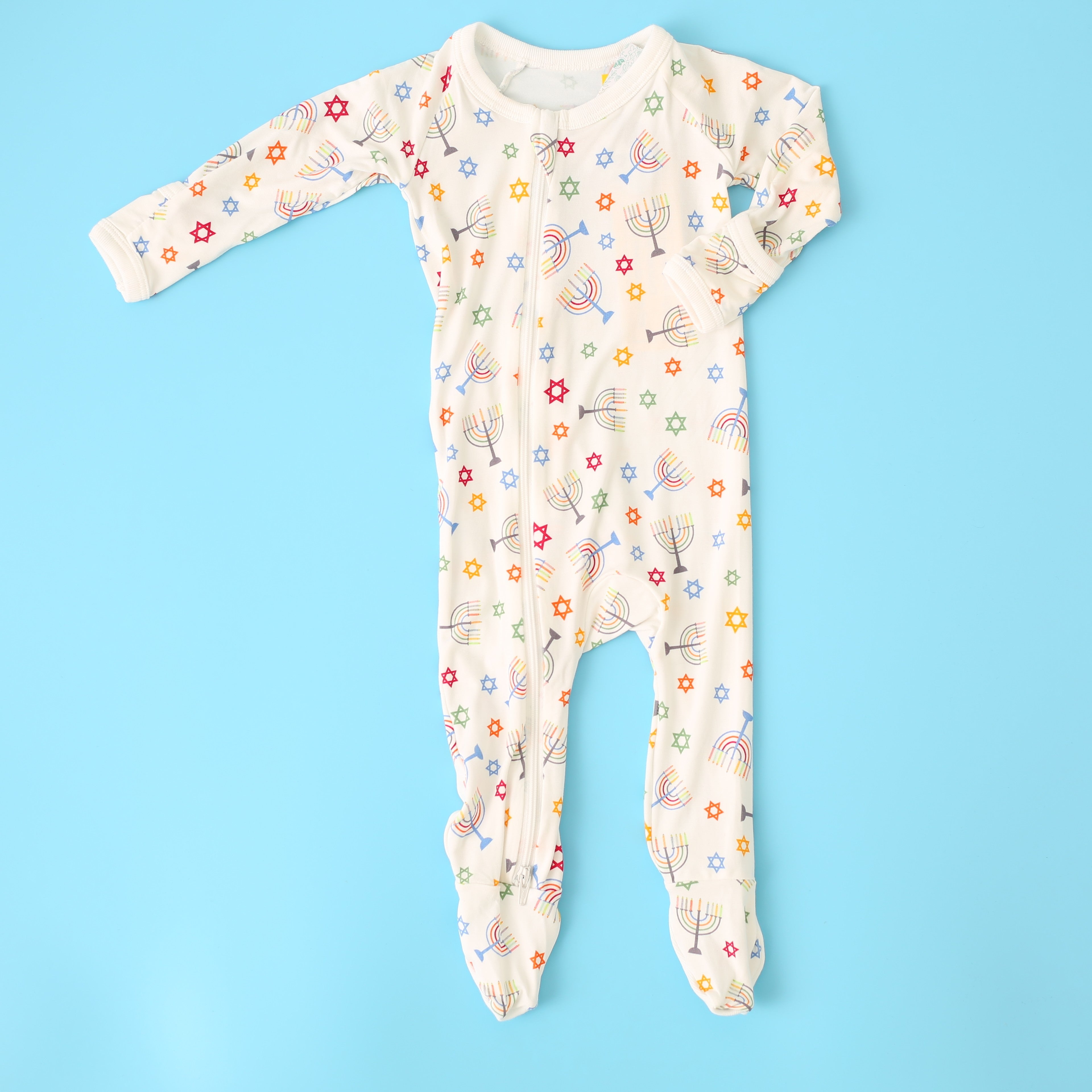 Happy Hanukkah Footie