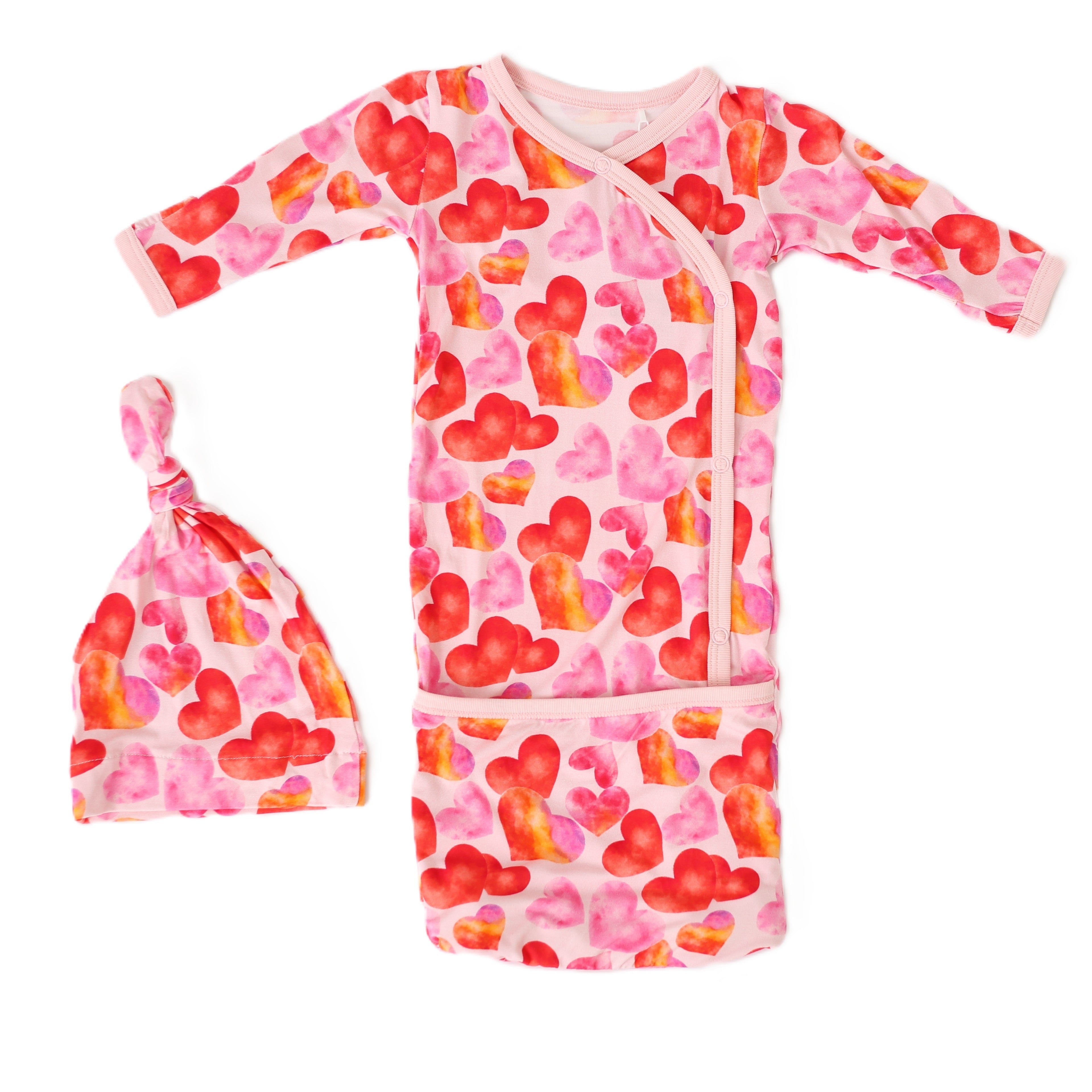 Love Hearts Gown & Hat