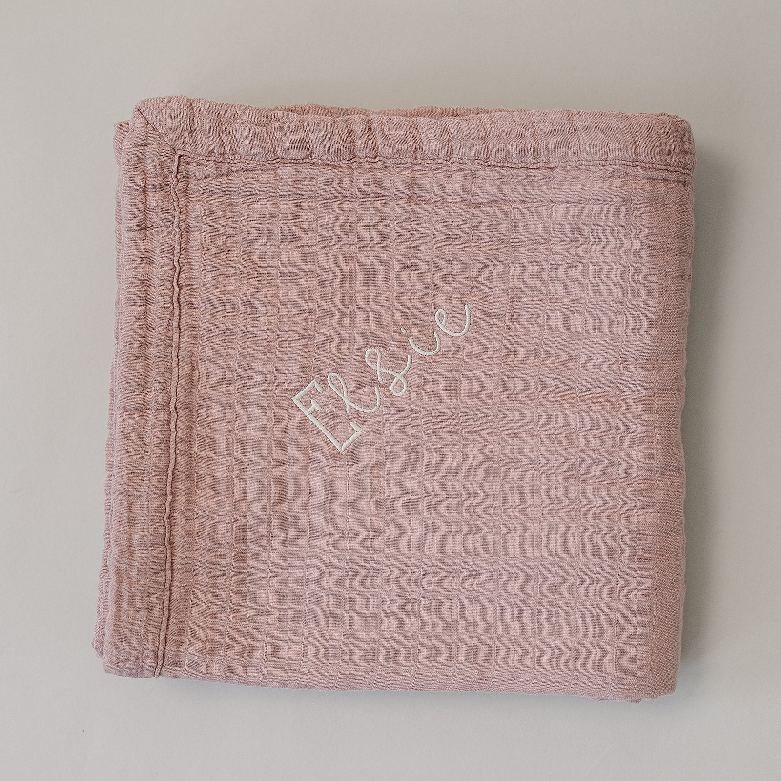Dusty Rose Muslin Quilt