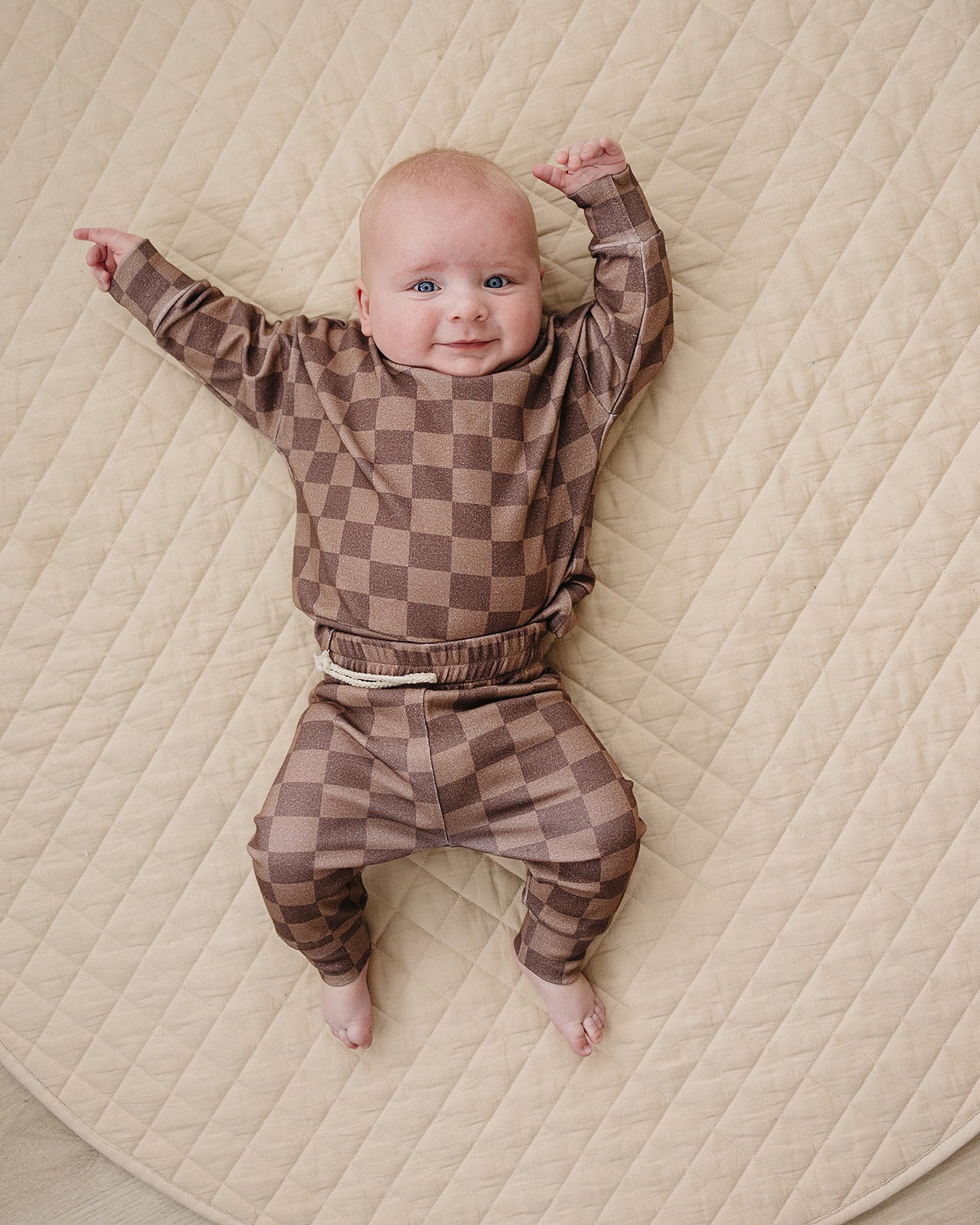 Jogger Set | Espresso Checkered