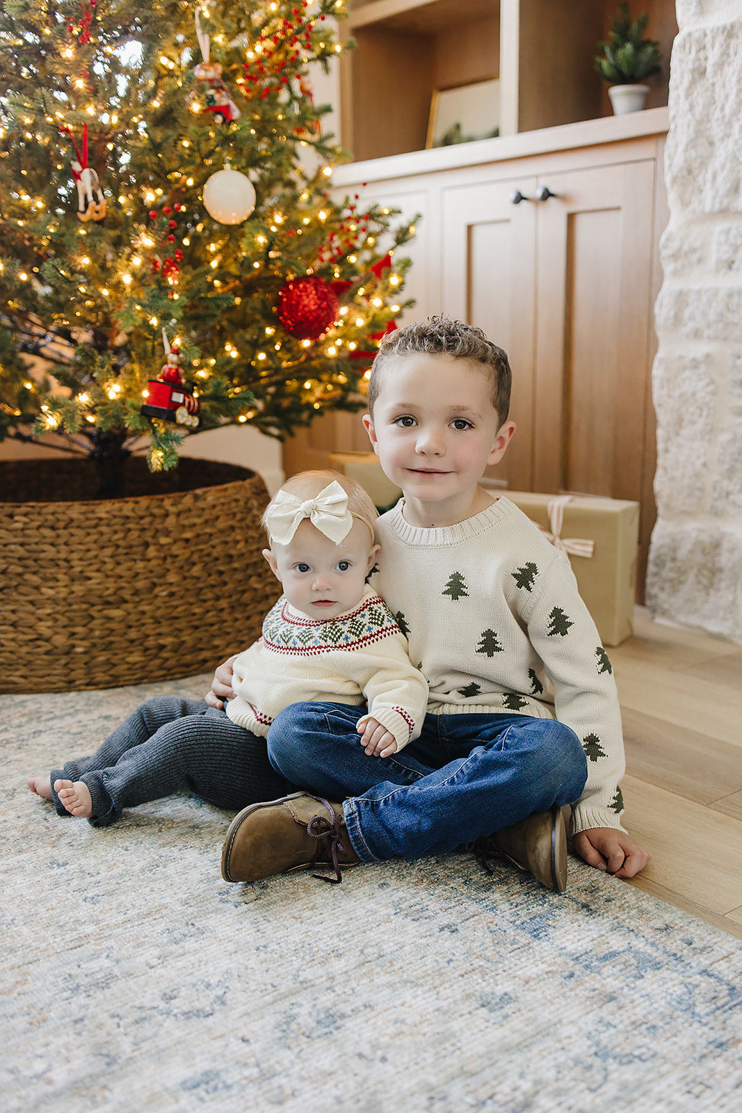 Pine Tree Knit Sweater