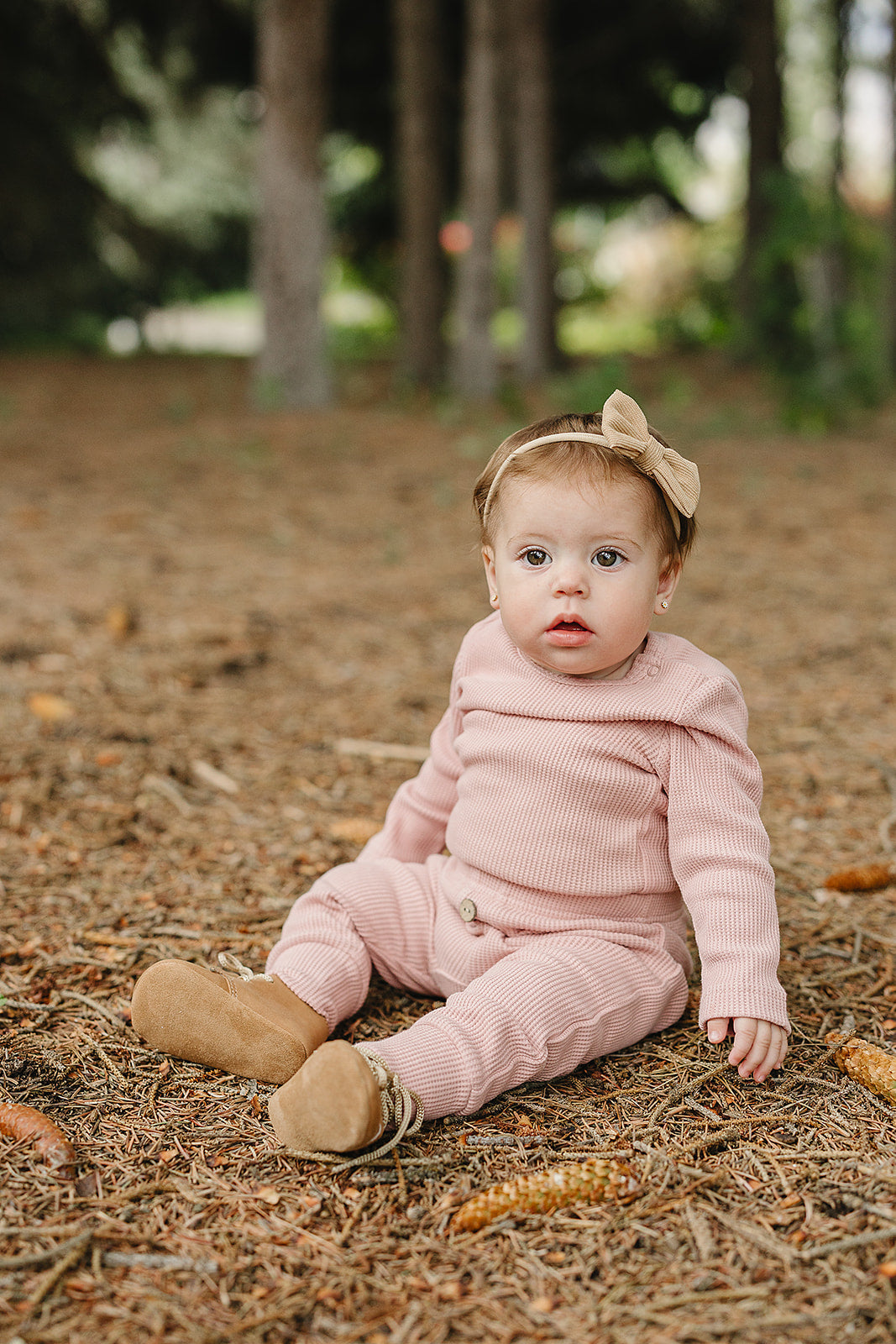Pink Bodysuit Waffle Set