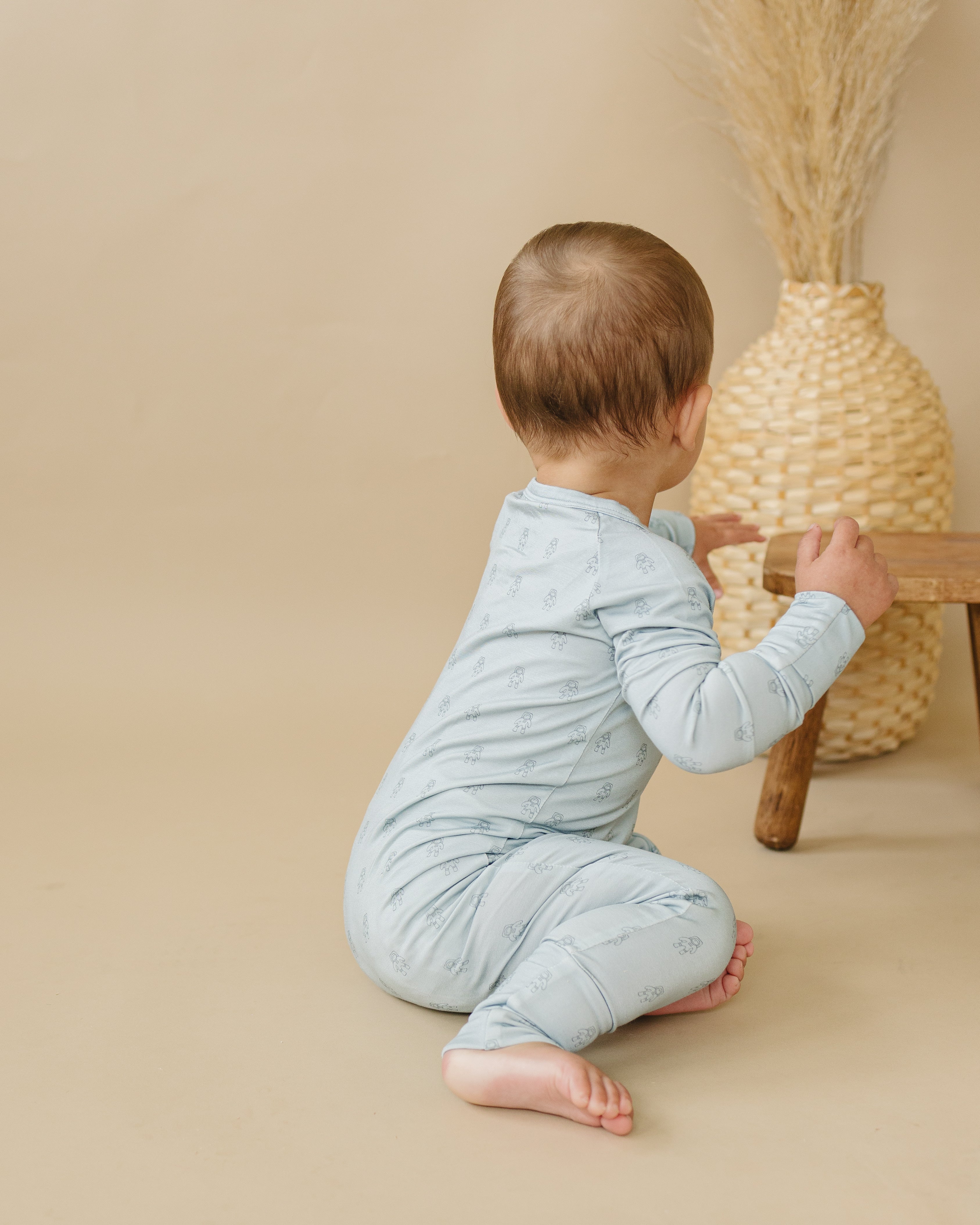 Fly Me To The Moon Bamboo Zippy Romper