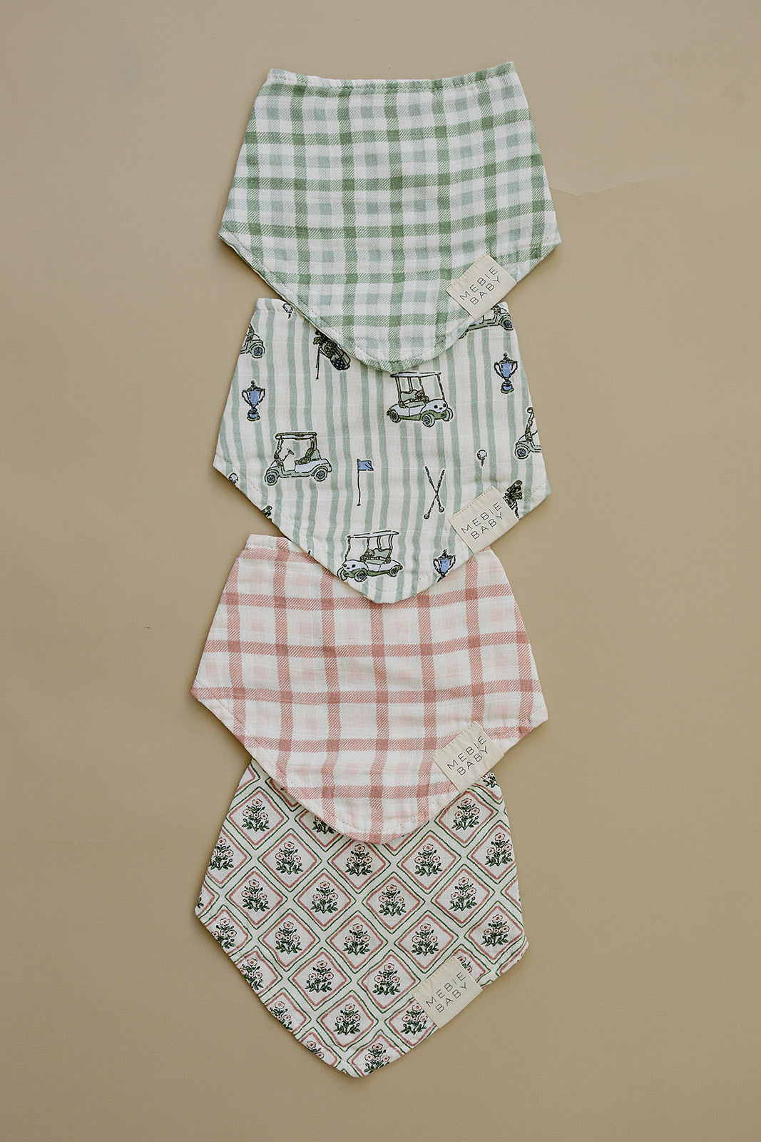 Country Garden Floral Classic Muslin Bib