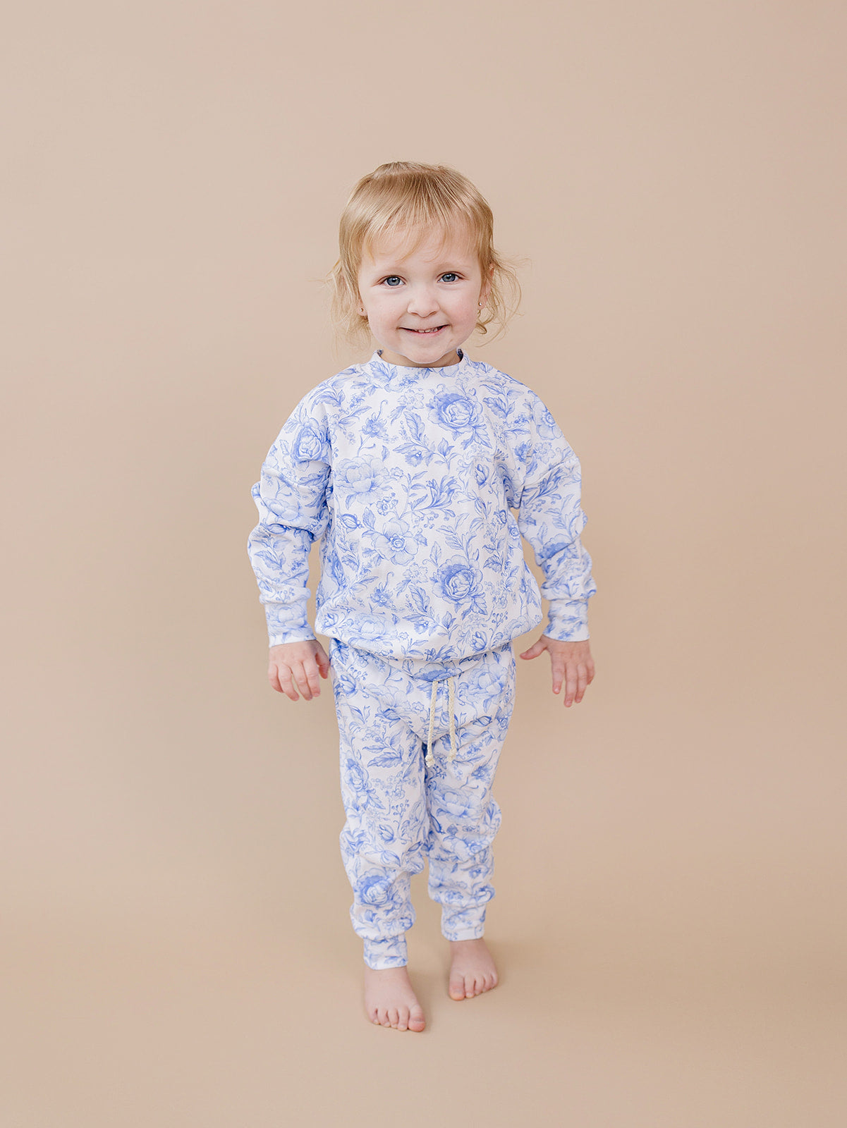 Jogger Set | Blue Flowers