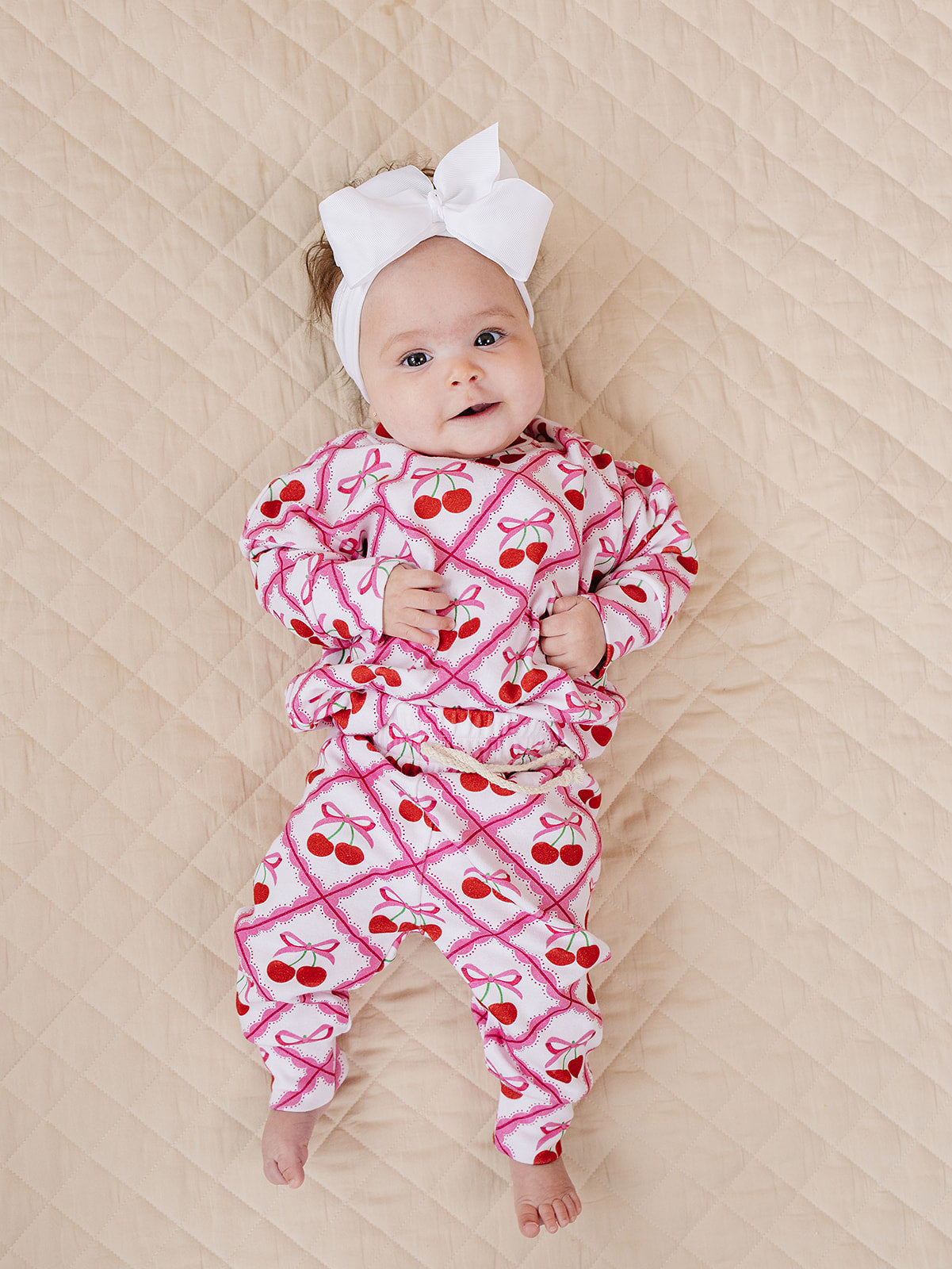 Jogger Set | Cherry Bow