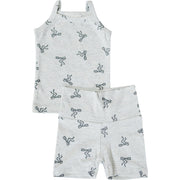 Bow Tank + Biker Short Set