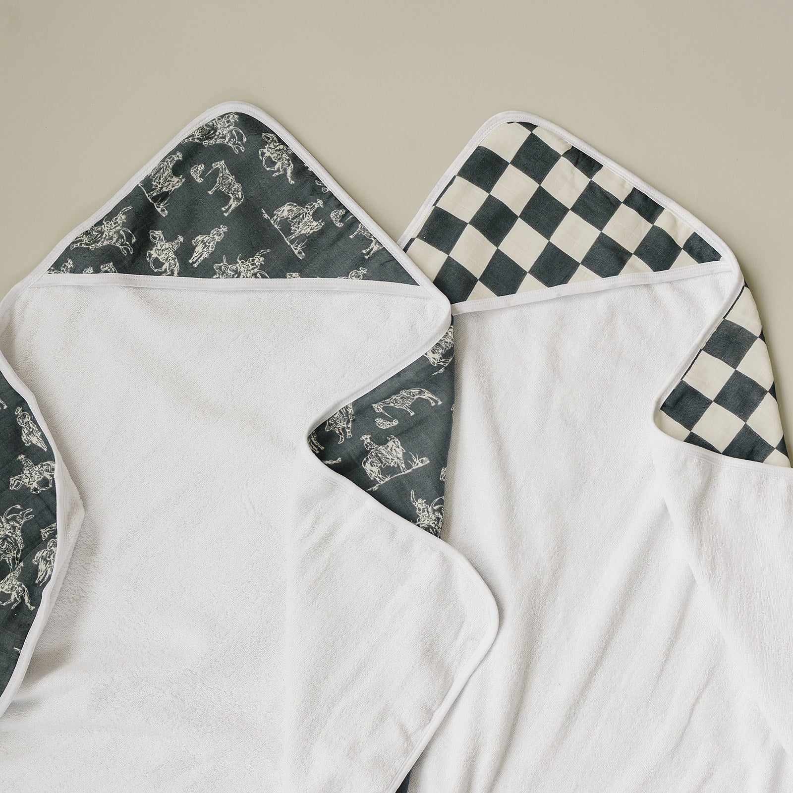 Wild West Muslin Hooded Towel
