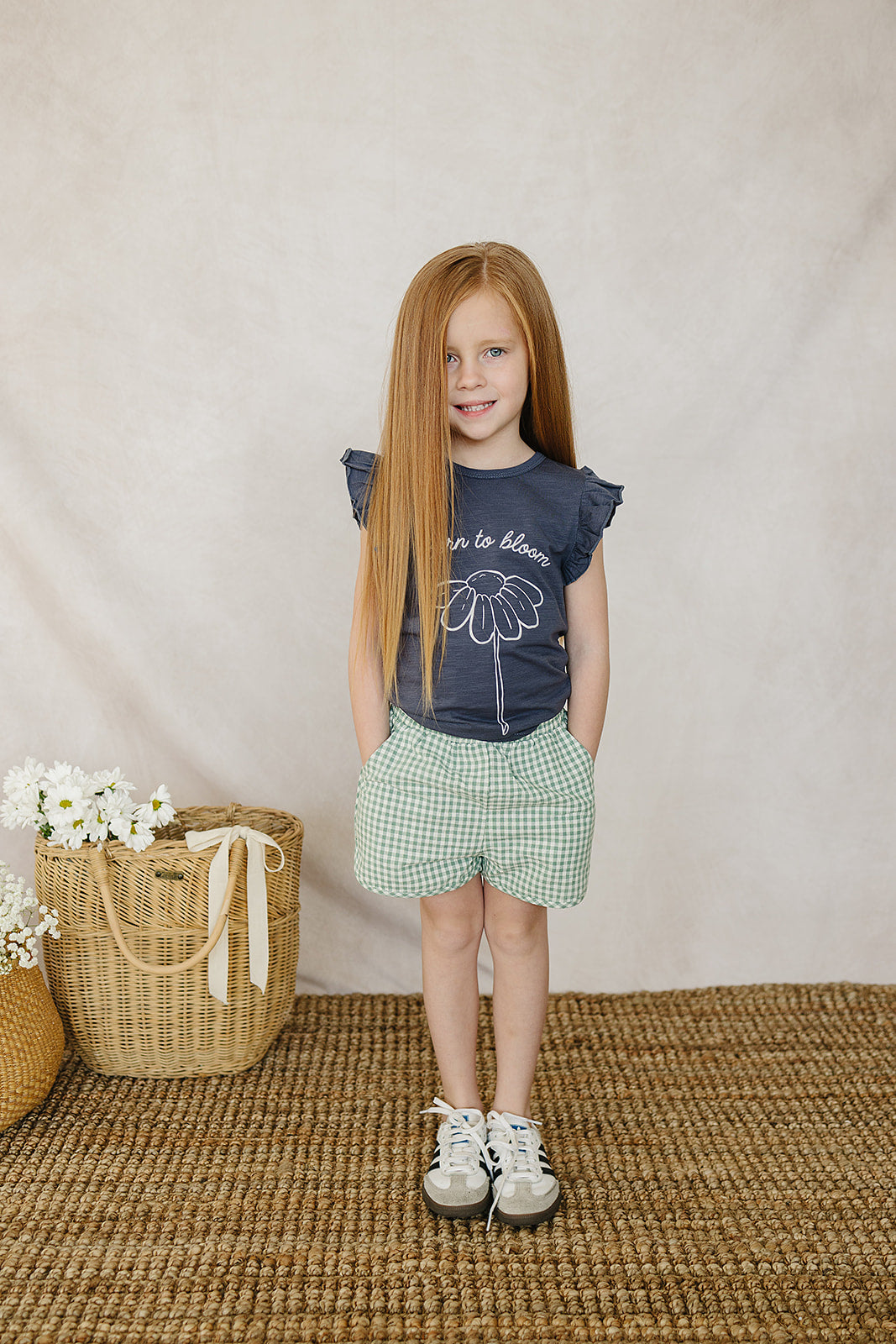 Born To Bloom Ruffle Tee