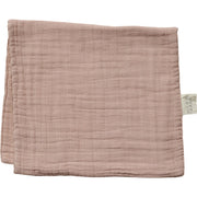 Dusty Rose Muslin Burp Cloth