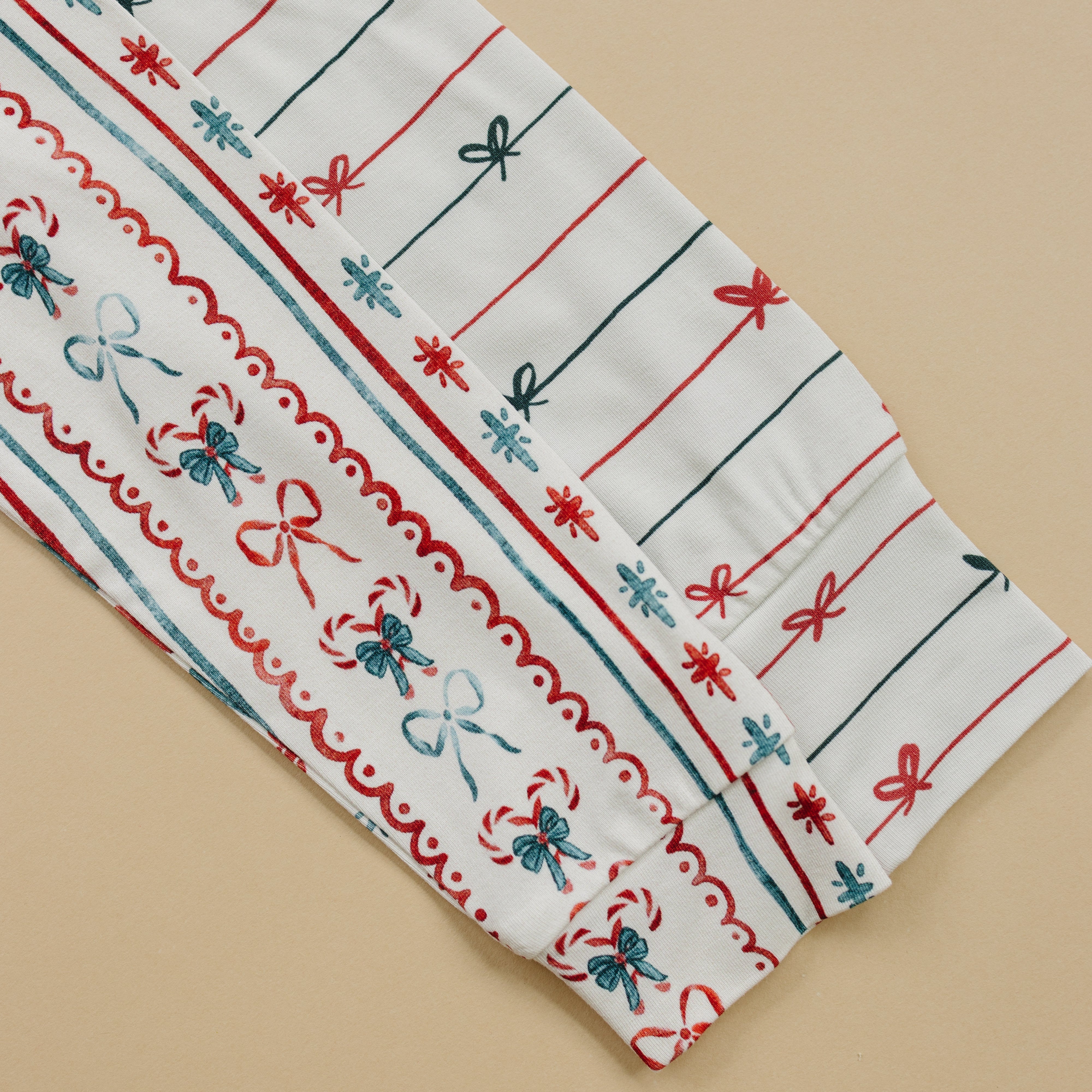 Candy Cane Lane Bamboo Zippy Pajamas