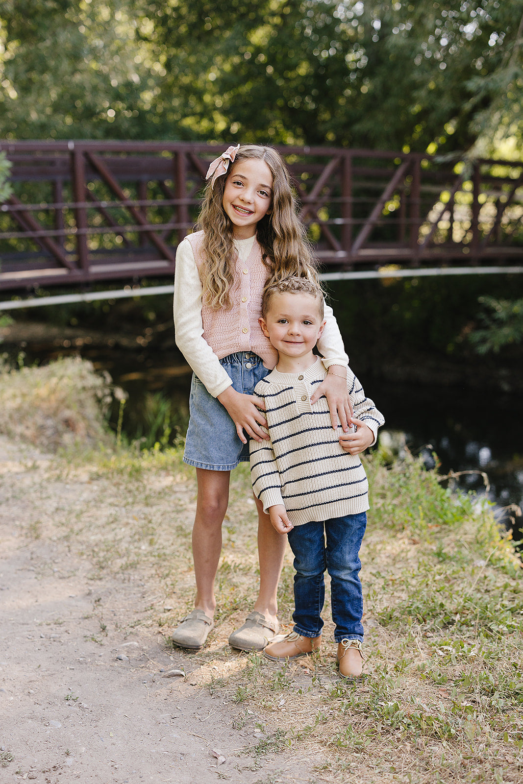 Pink Knit Button Down Vest