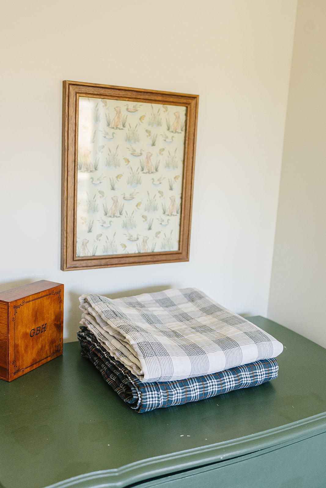 Vintage Plaid + Navy Plaid Muslin Quilt