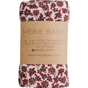 Antique Floral Ribbed Bamboo Stretch Swaddle