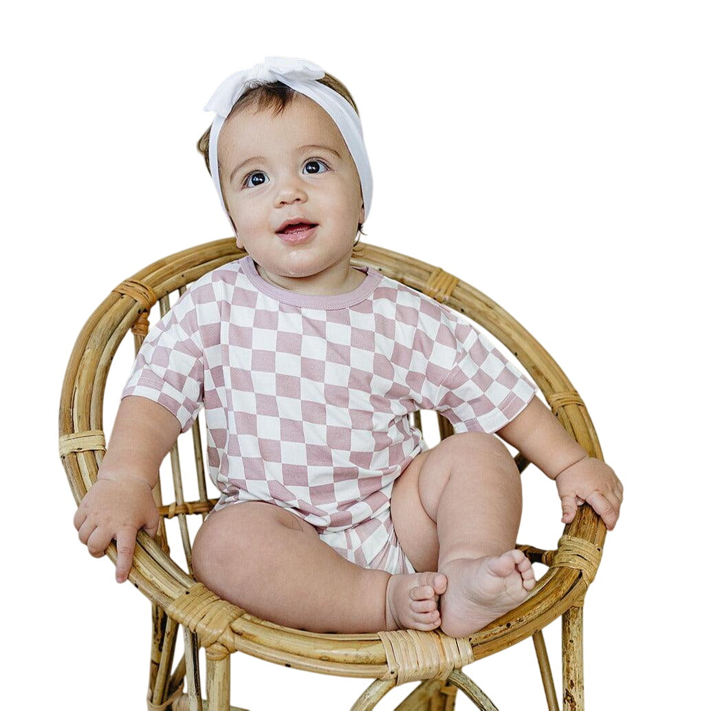 Tropical Haze Check 2pc Bamboo Lounge Set