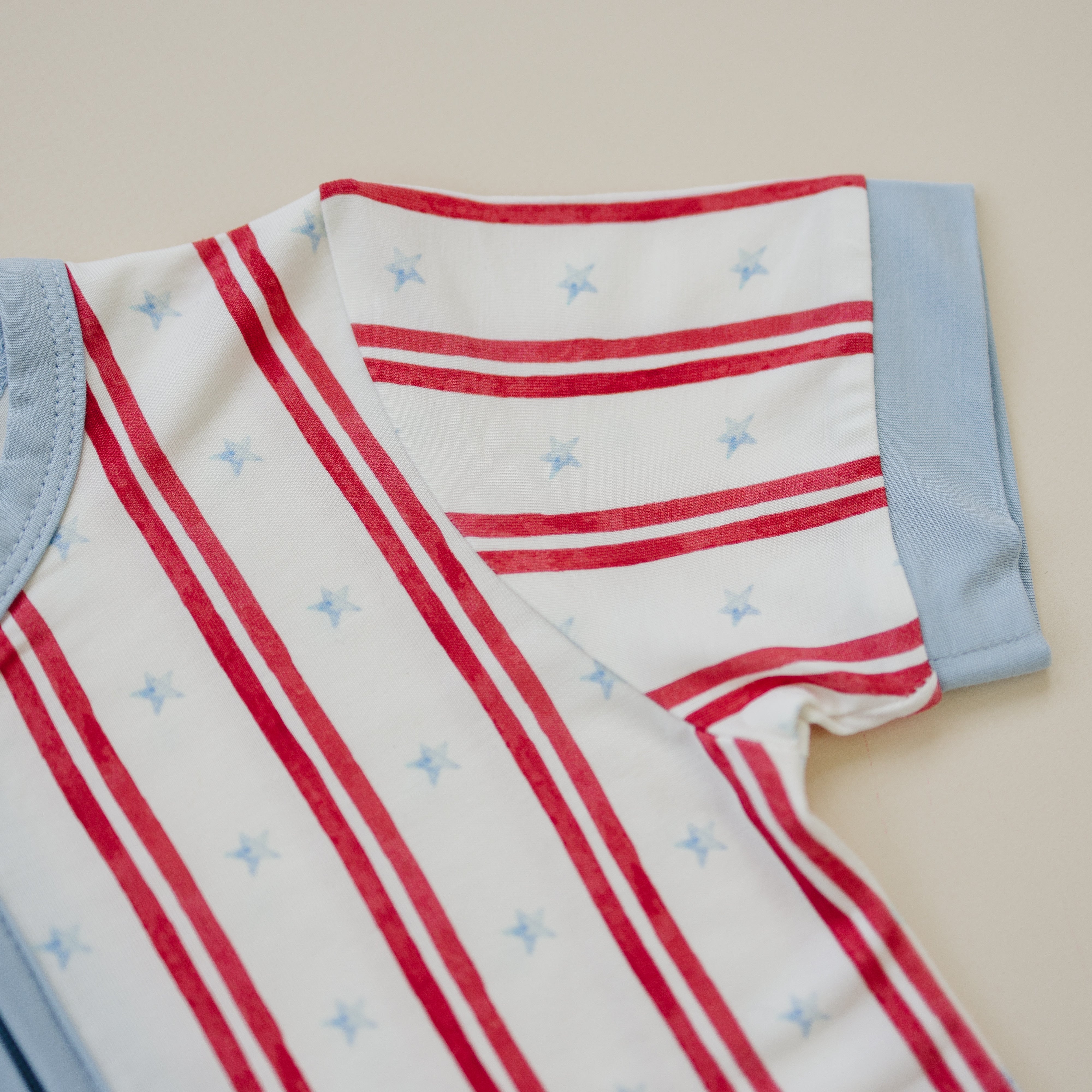 Stars & Stripes Bamboo Shorty Pajamas