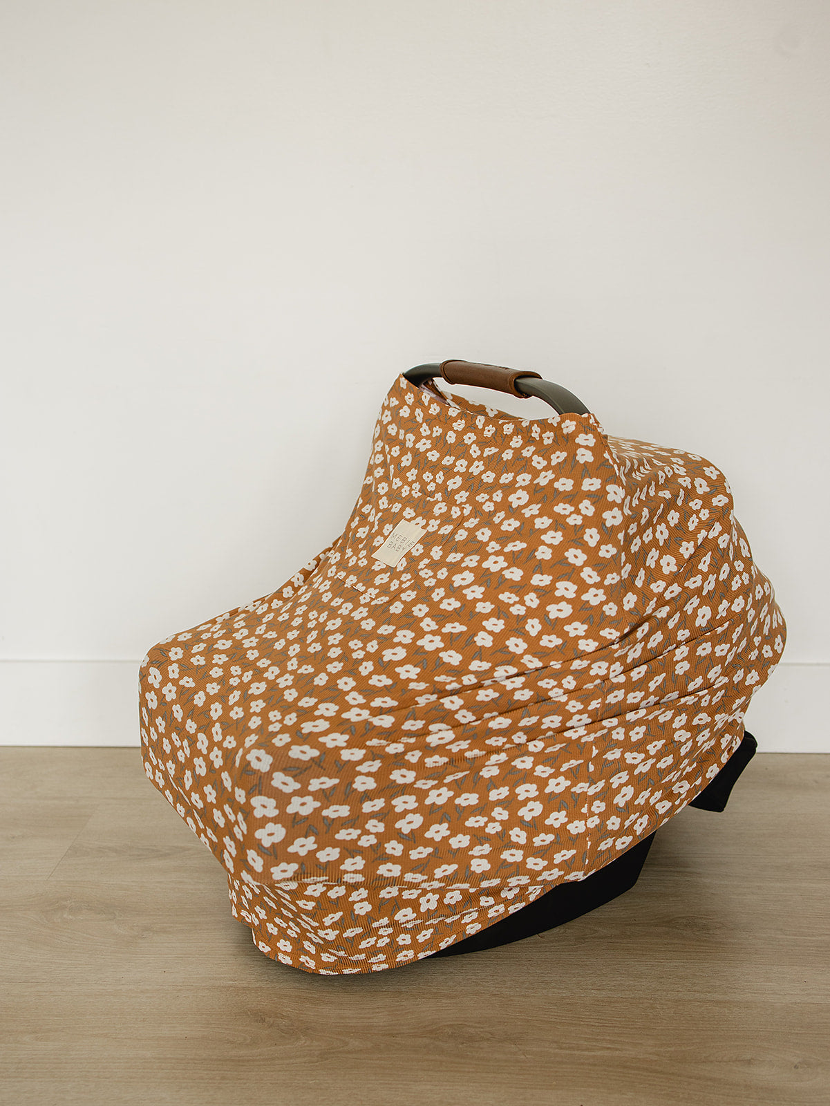 Mustard Floral Bamboo Multi-use Cover