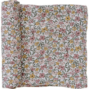 Sunny Petals Muslin Swaddle Blanket