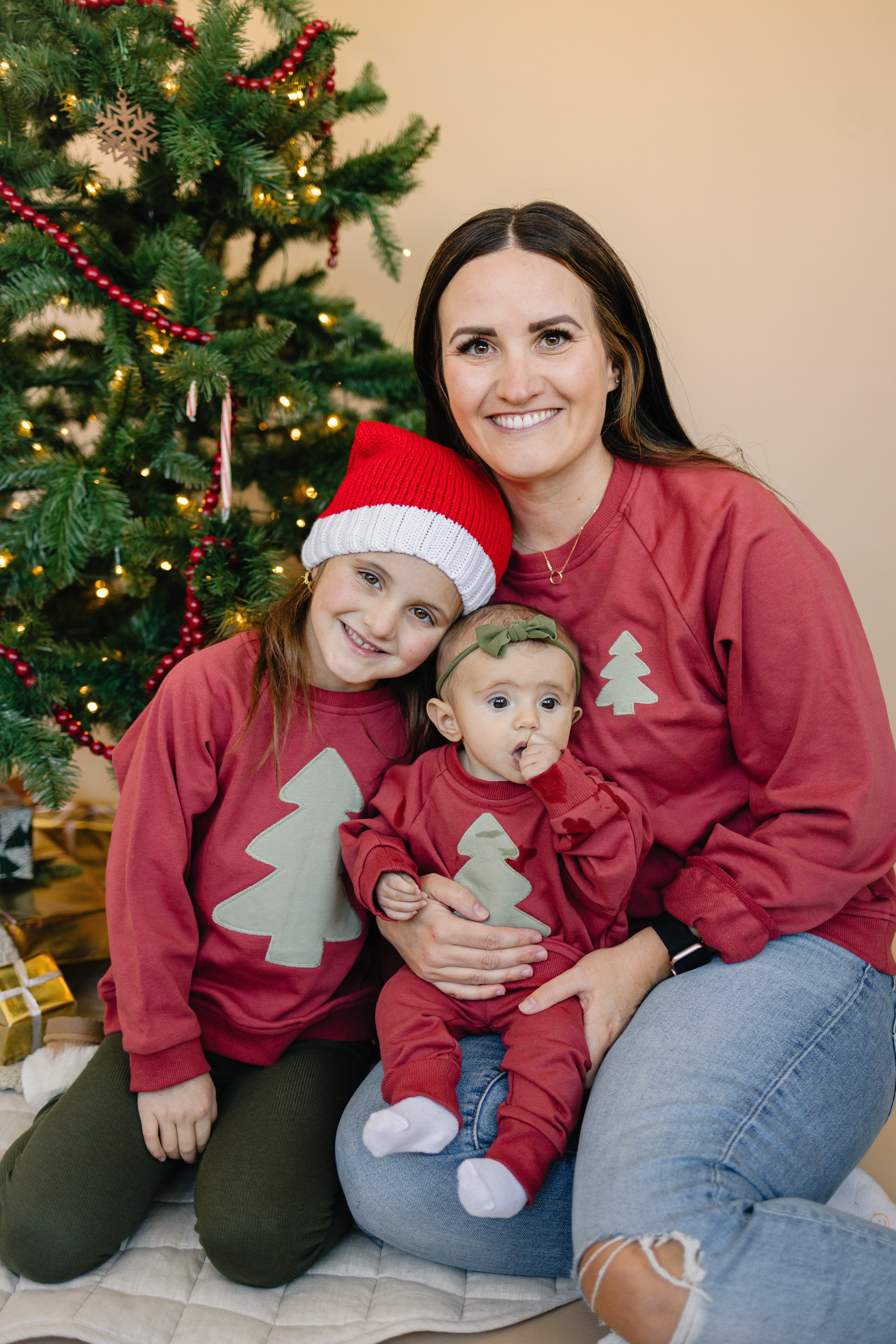Christmas Tree Patch Sweatshirt