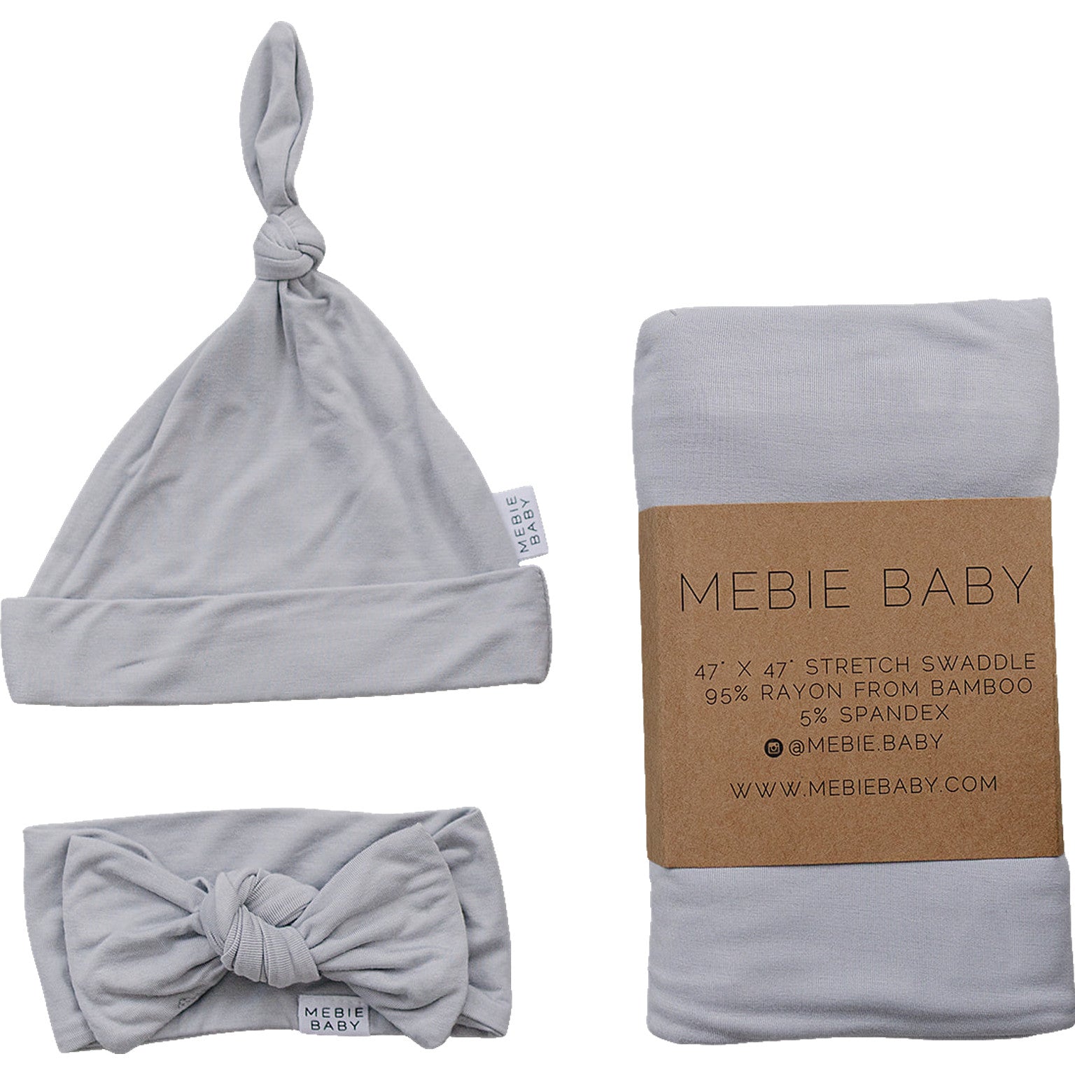 Stone Bamboo Hat Or Head Wrap Set