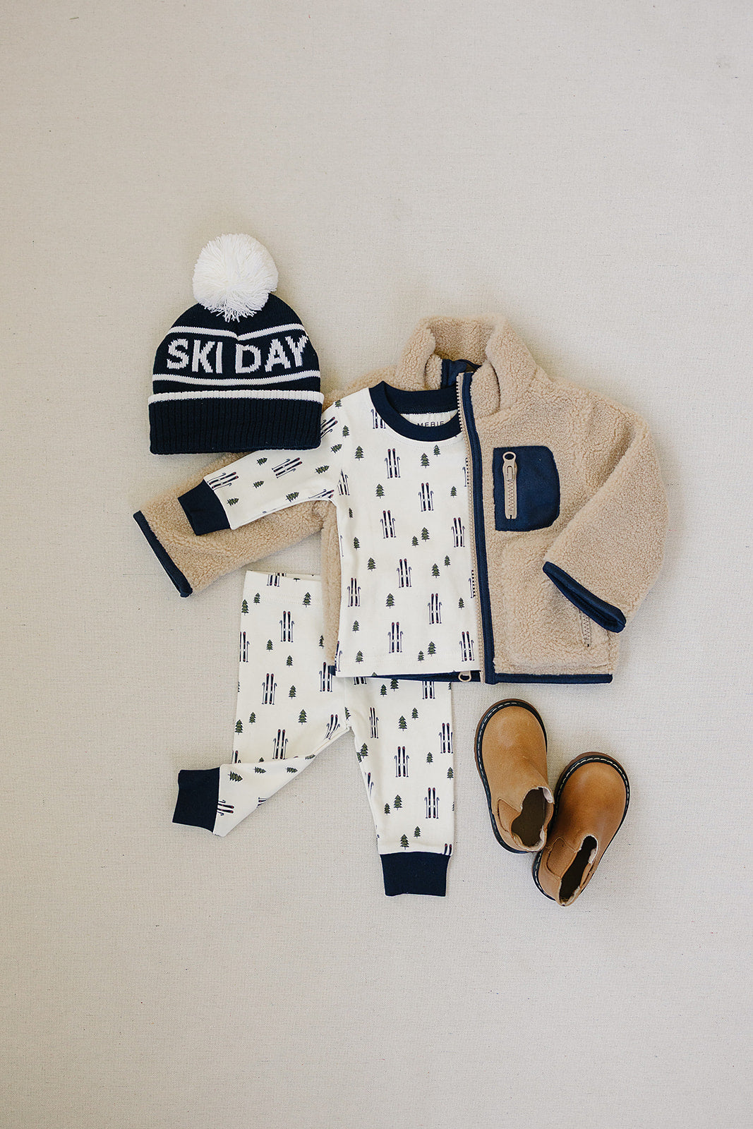 Navy Ski Beanie