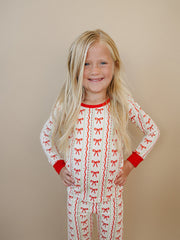 Bamboo Two Piece Set | Christmas Bows