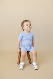 Solid Ribbed Bamboo 2pc Pajamas - More Colors