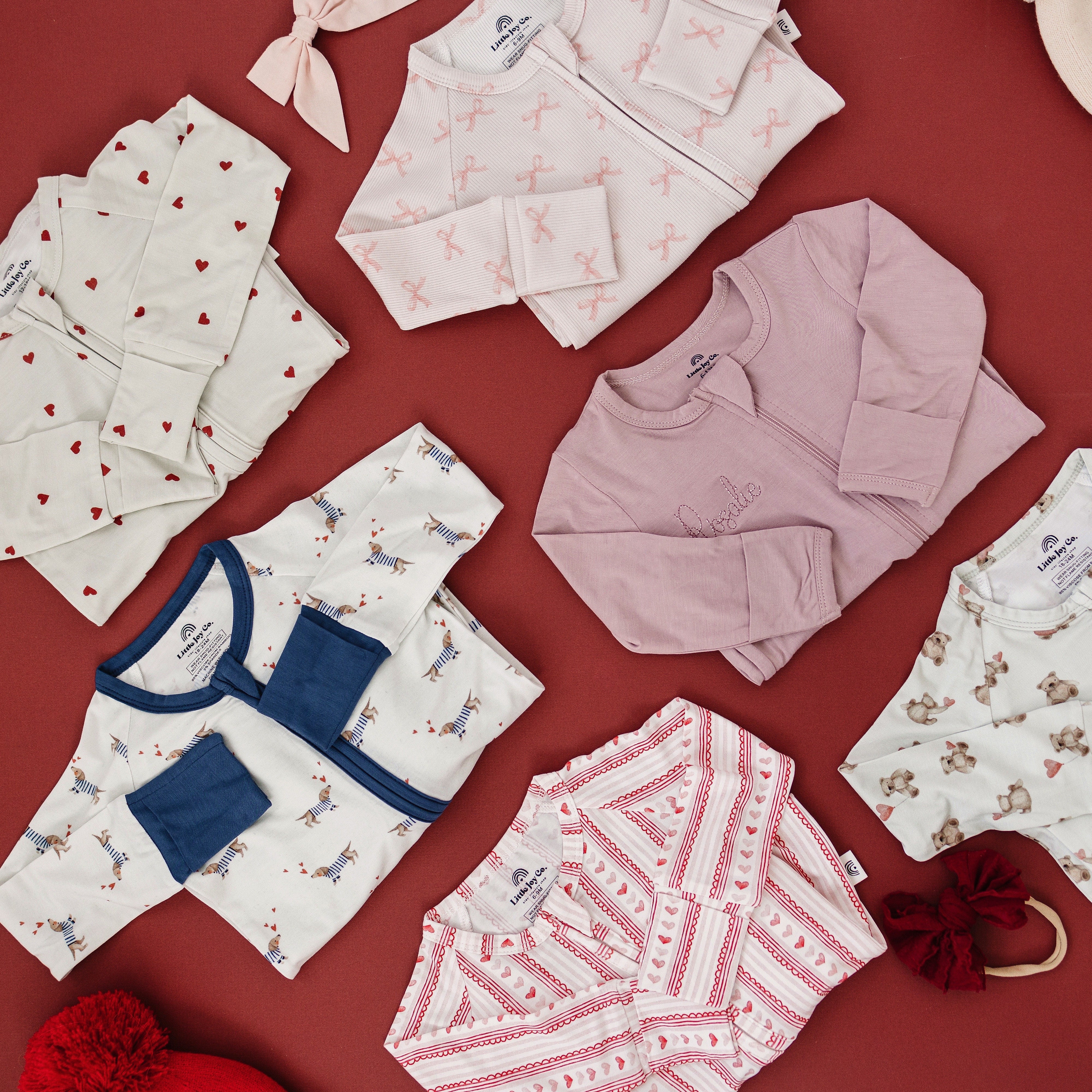 Teddy-gram 2pc Bamboo Pajama Set