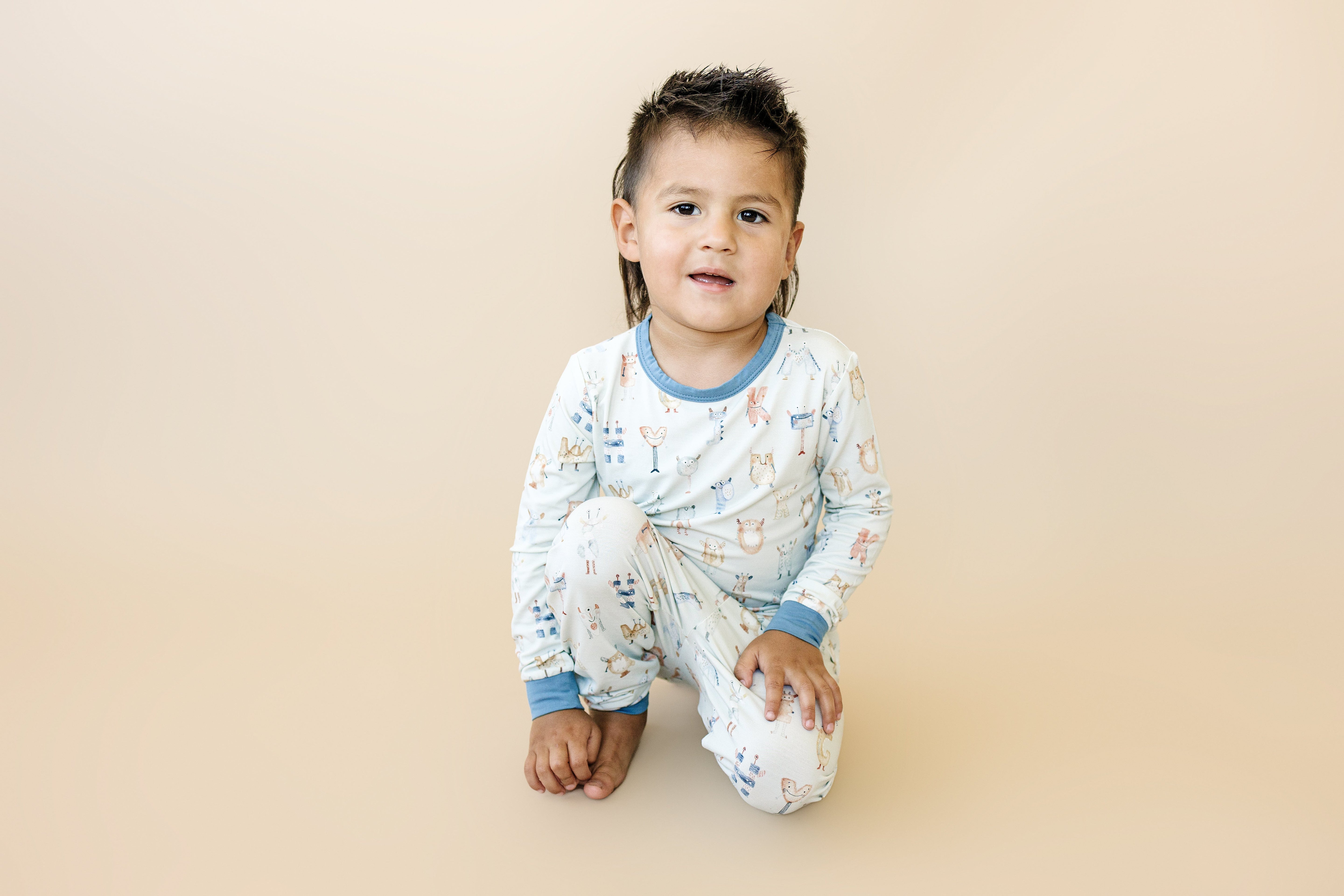 M Is For Monsters 2pc Bamboo Pajamas