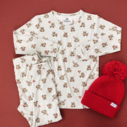 Teddy-gram 2pc Bamboo Pajama Set