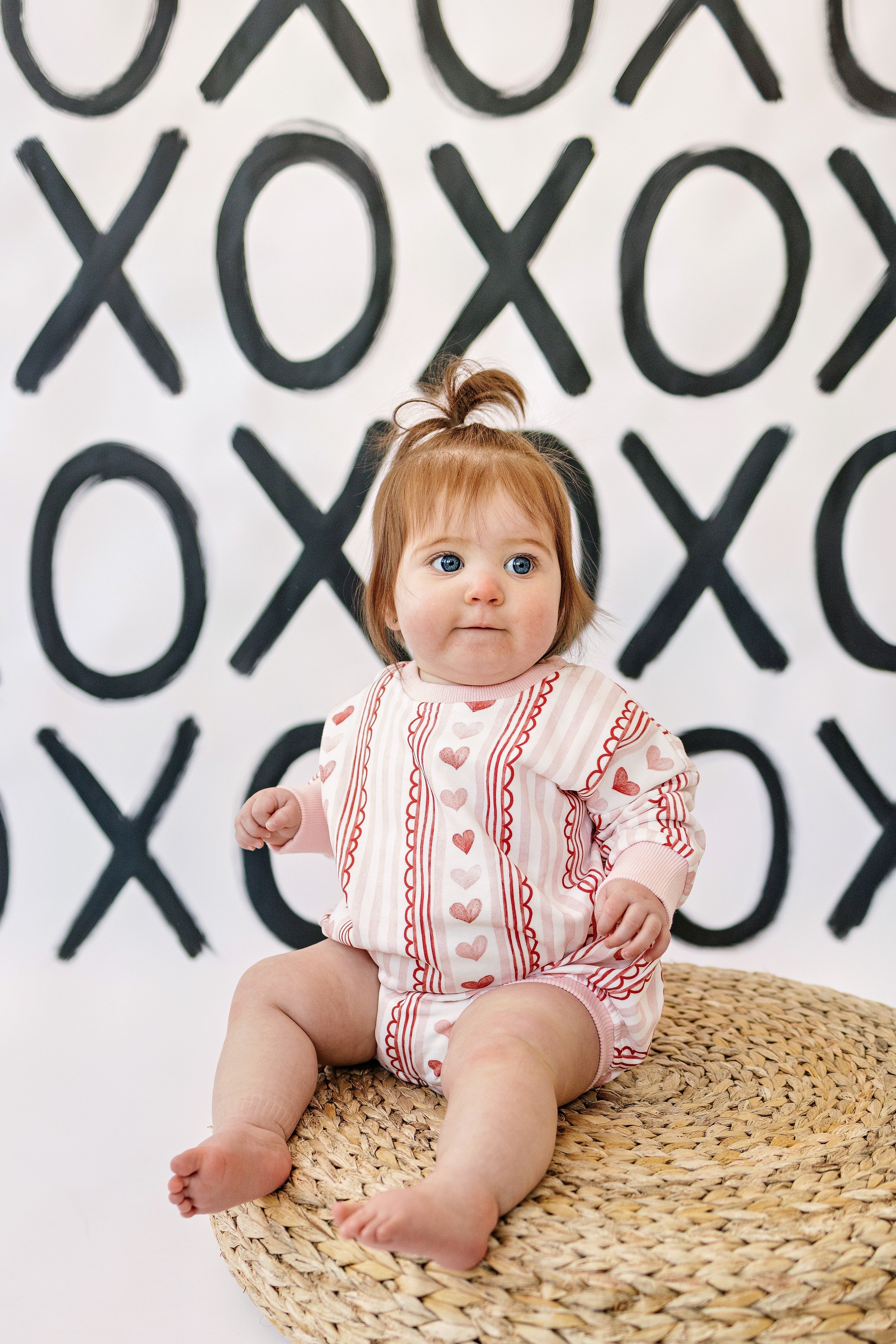 Laced With Love Sweatshirt Romper