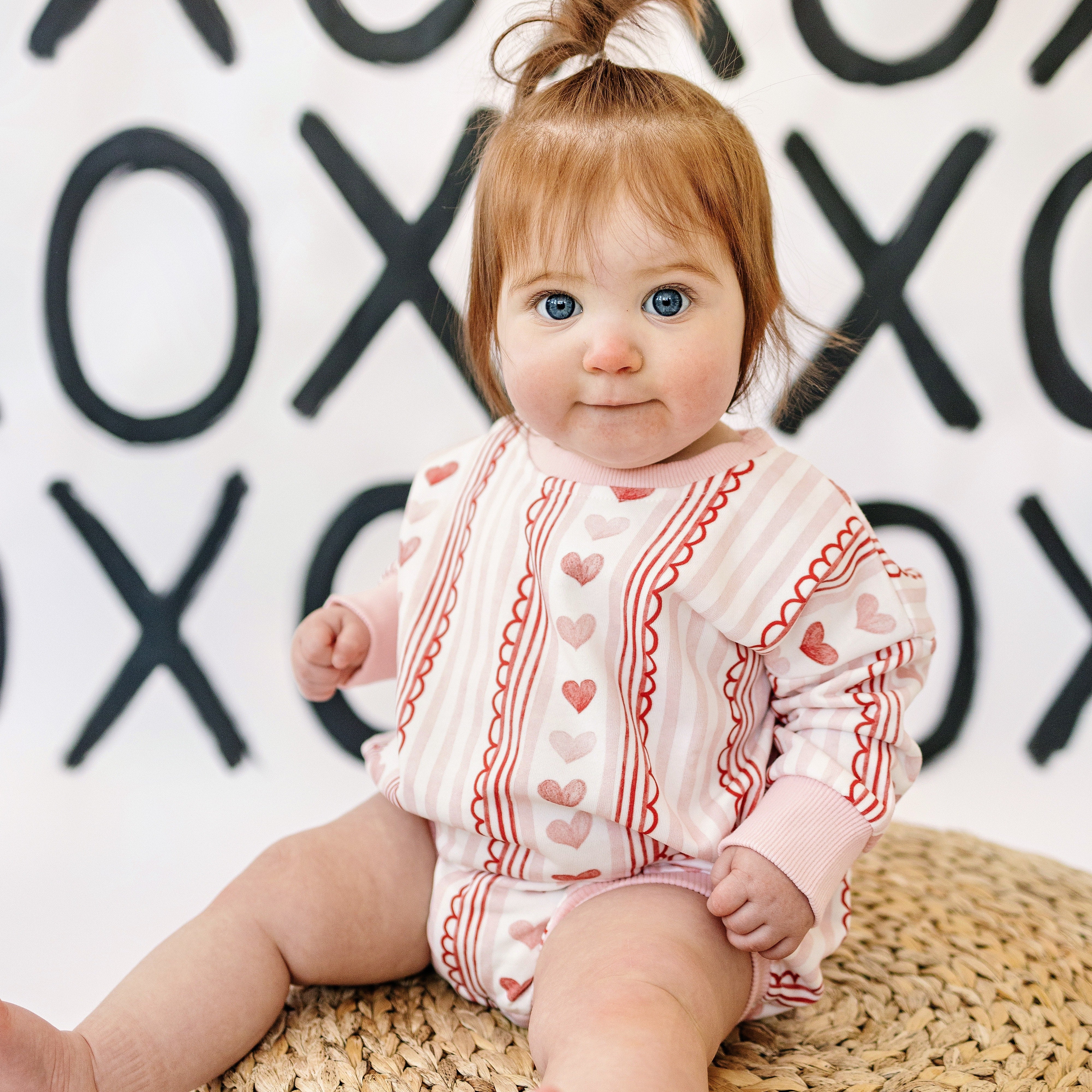Laced With Love Sweatshirt Romper