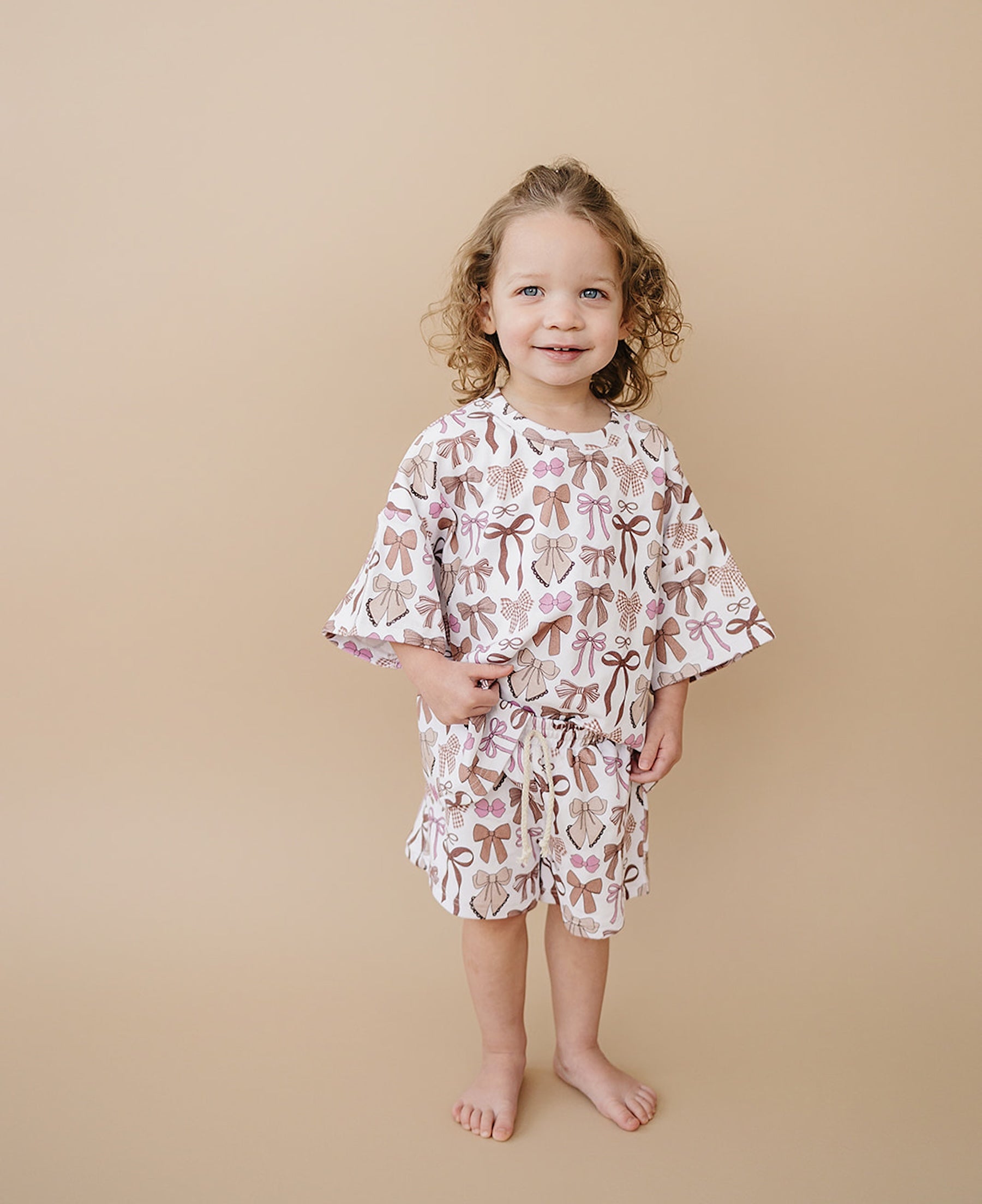 Shorts Set | Mocha Bows