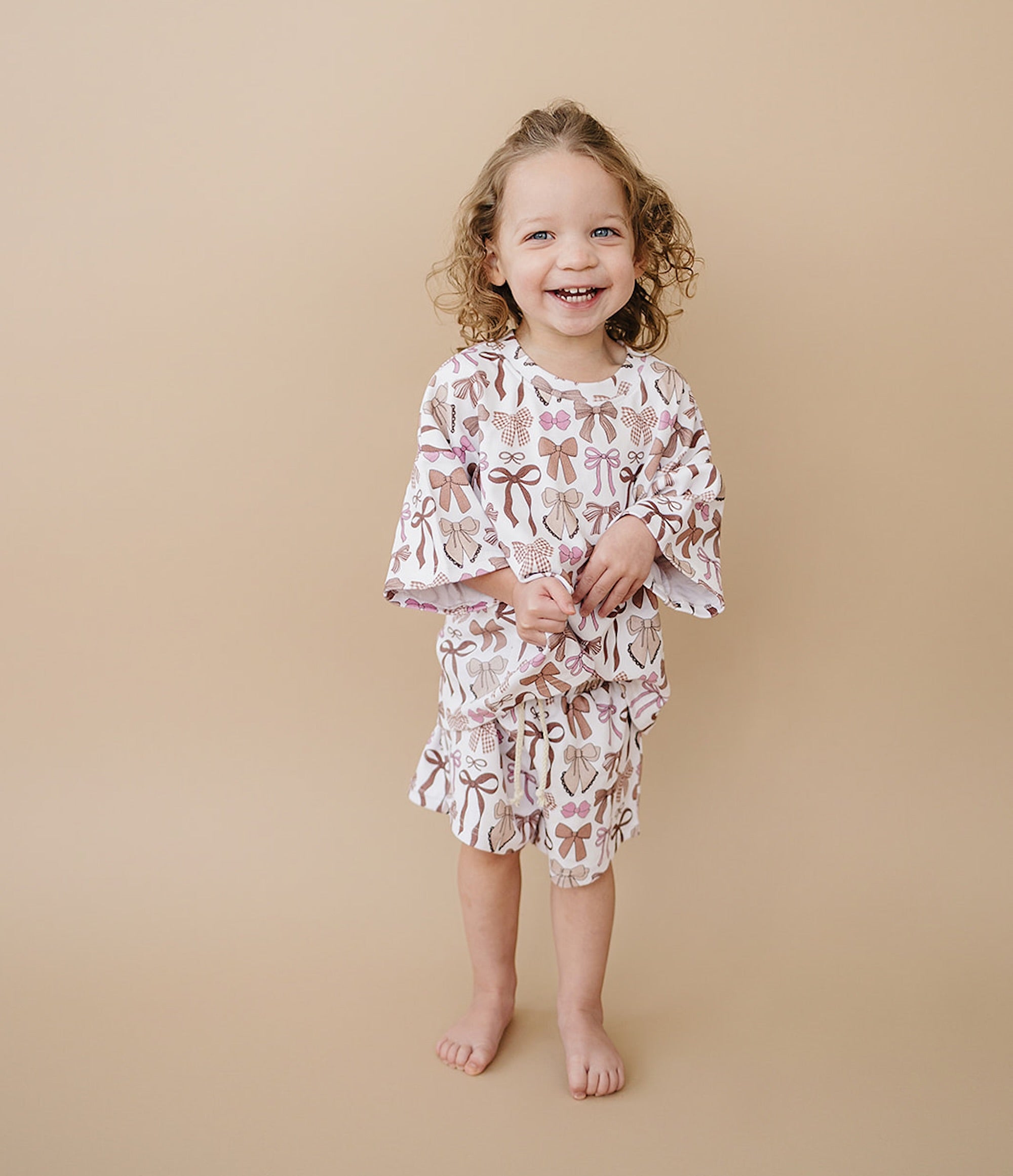 Shorts Set | Mocha Bows