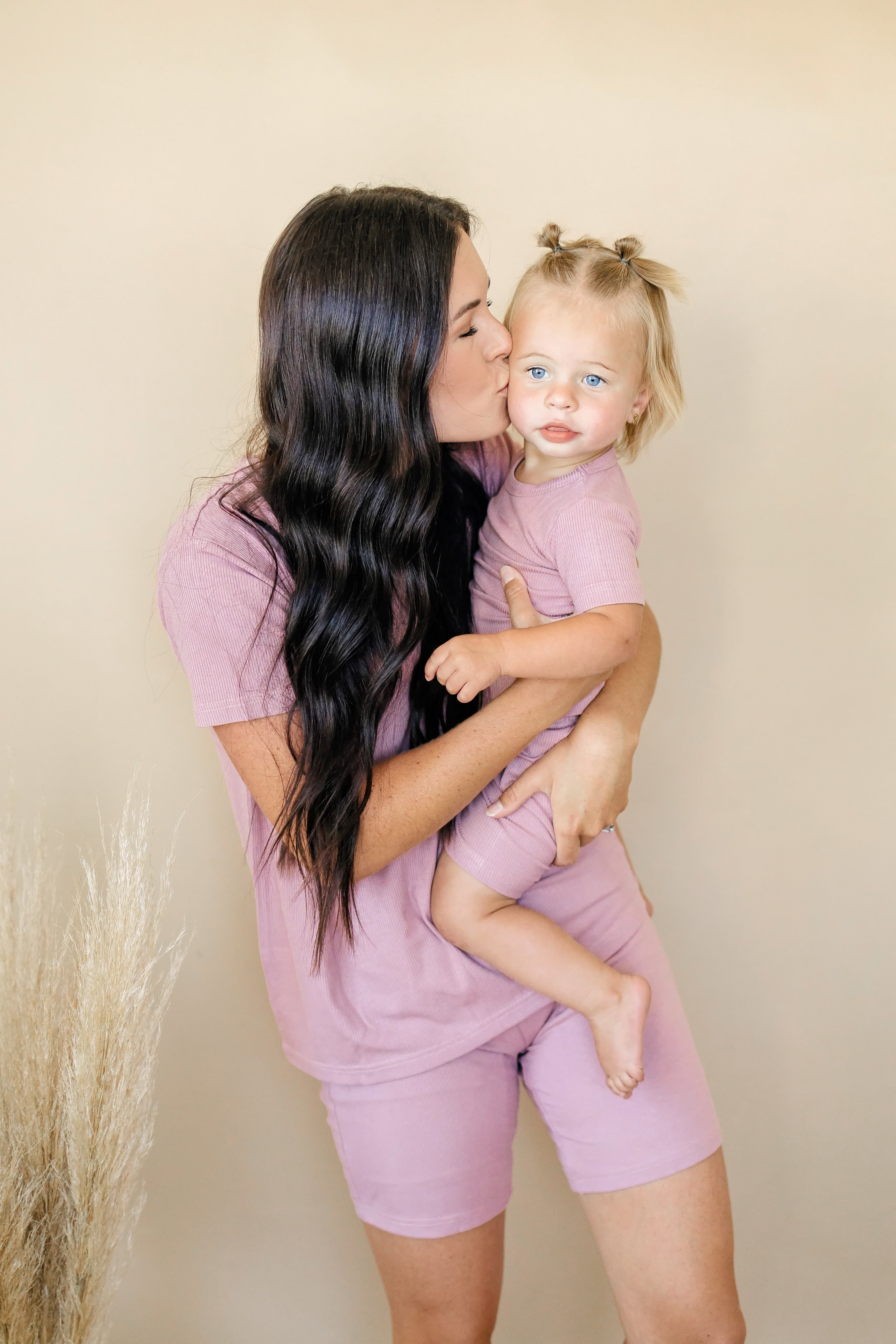 Women's Ribbed Bamboo Pajama Top & Bottoms - Sold As Separates