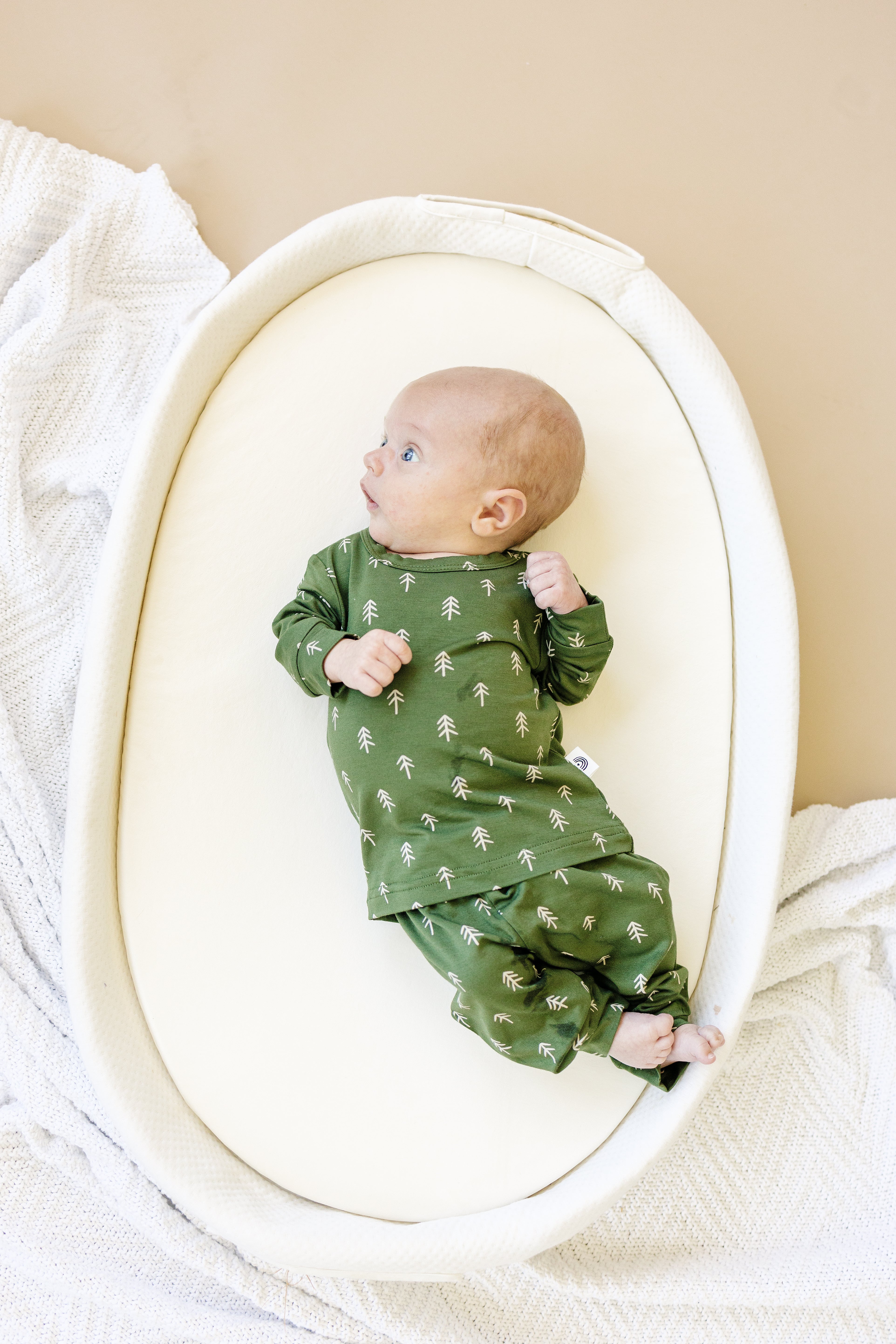 Evergreen Dreams 2pc Bamboo Pajamas *sizes 0/3 Through 6/12 Months Left