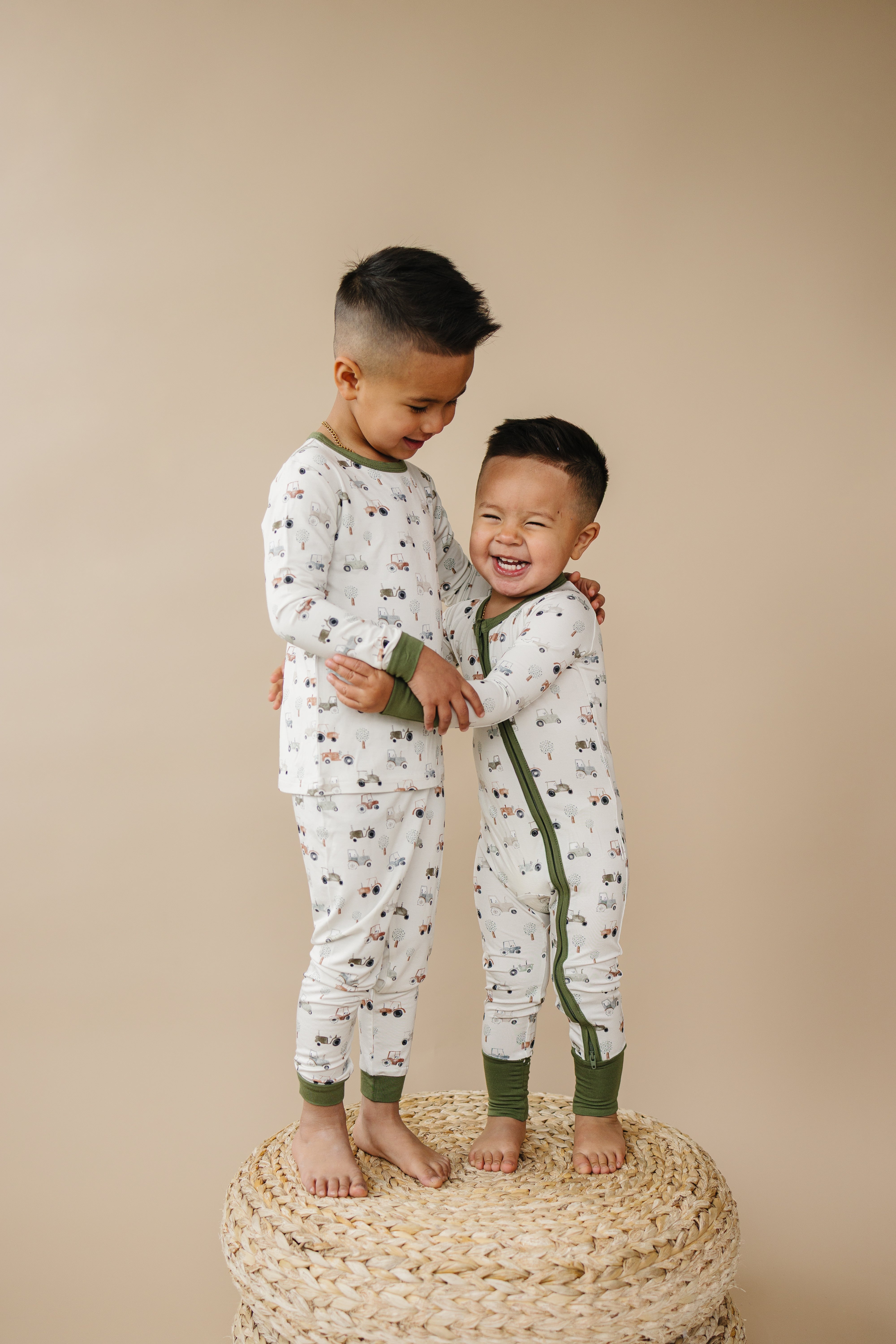 Tiny Tractors Bamboo Zippy Romper
