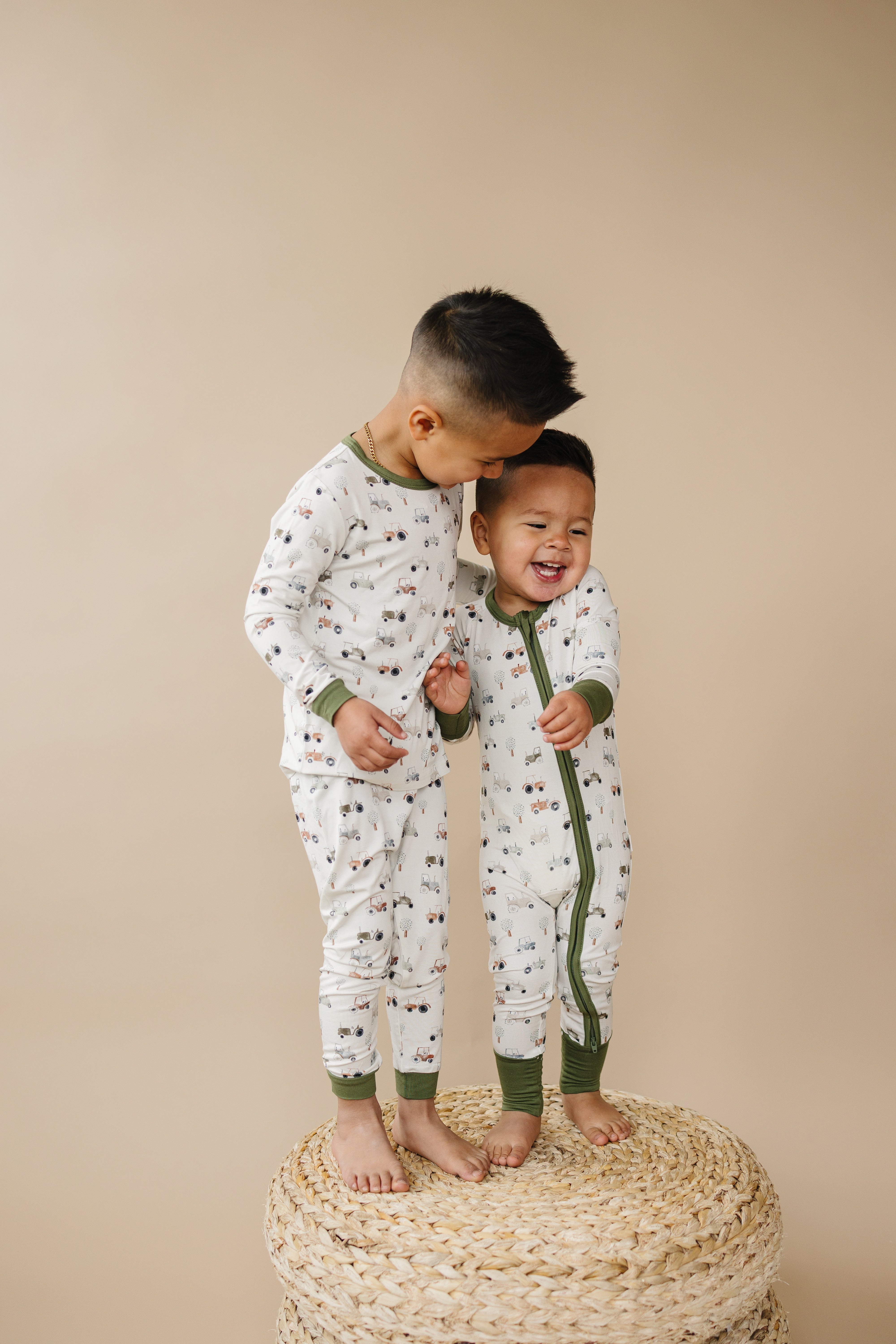 Tiny Tractors Bamboo Zippy Romper