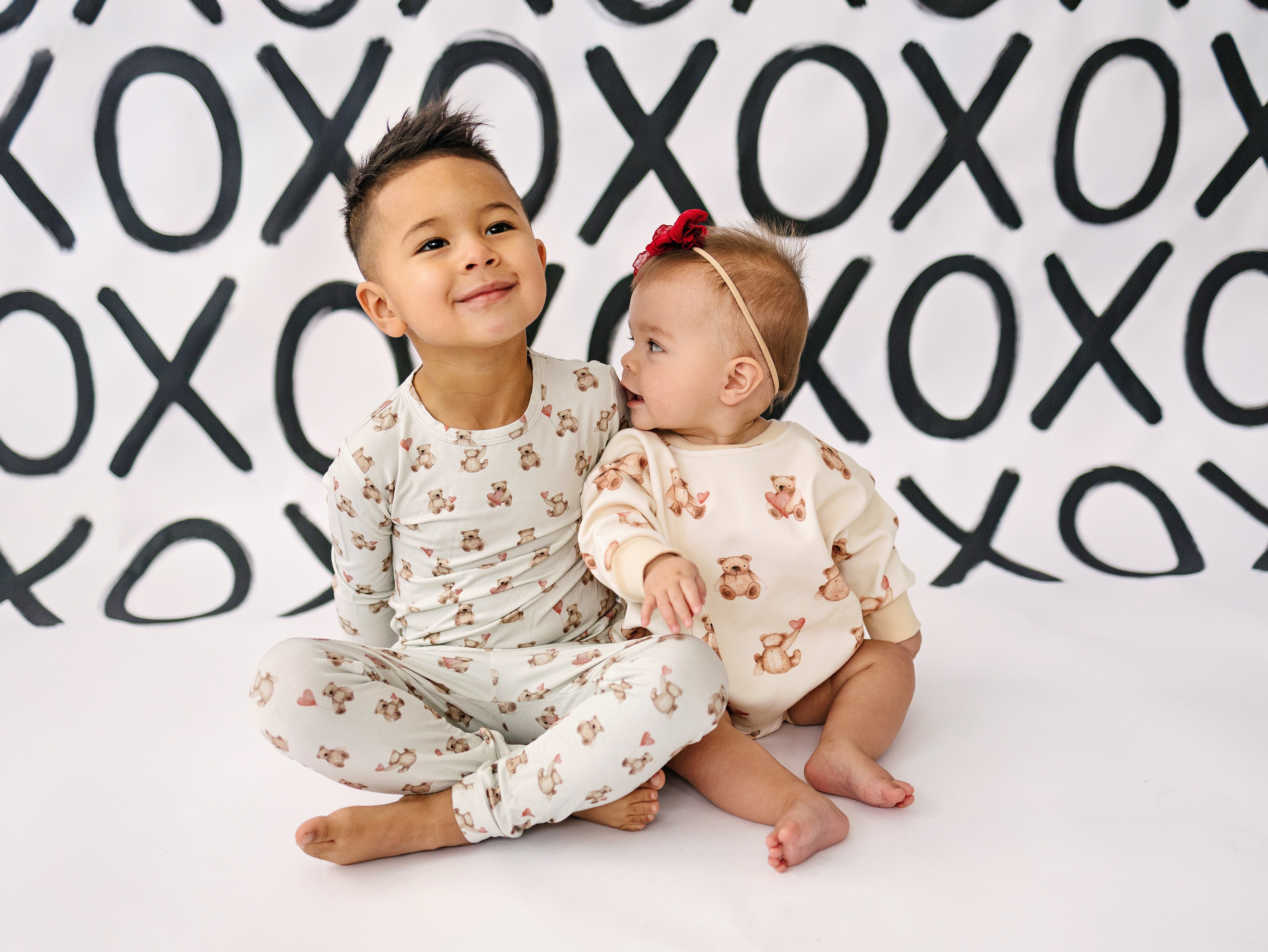 Teddy-gram 2pc Bamboo Pajama Set