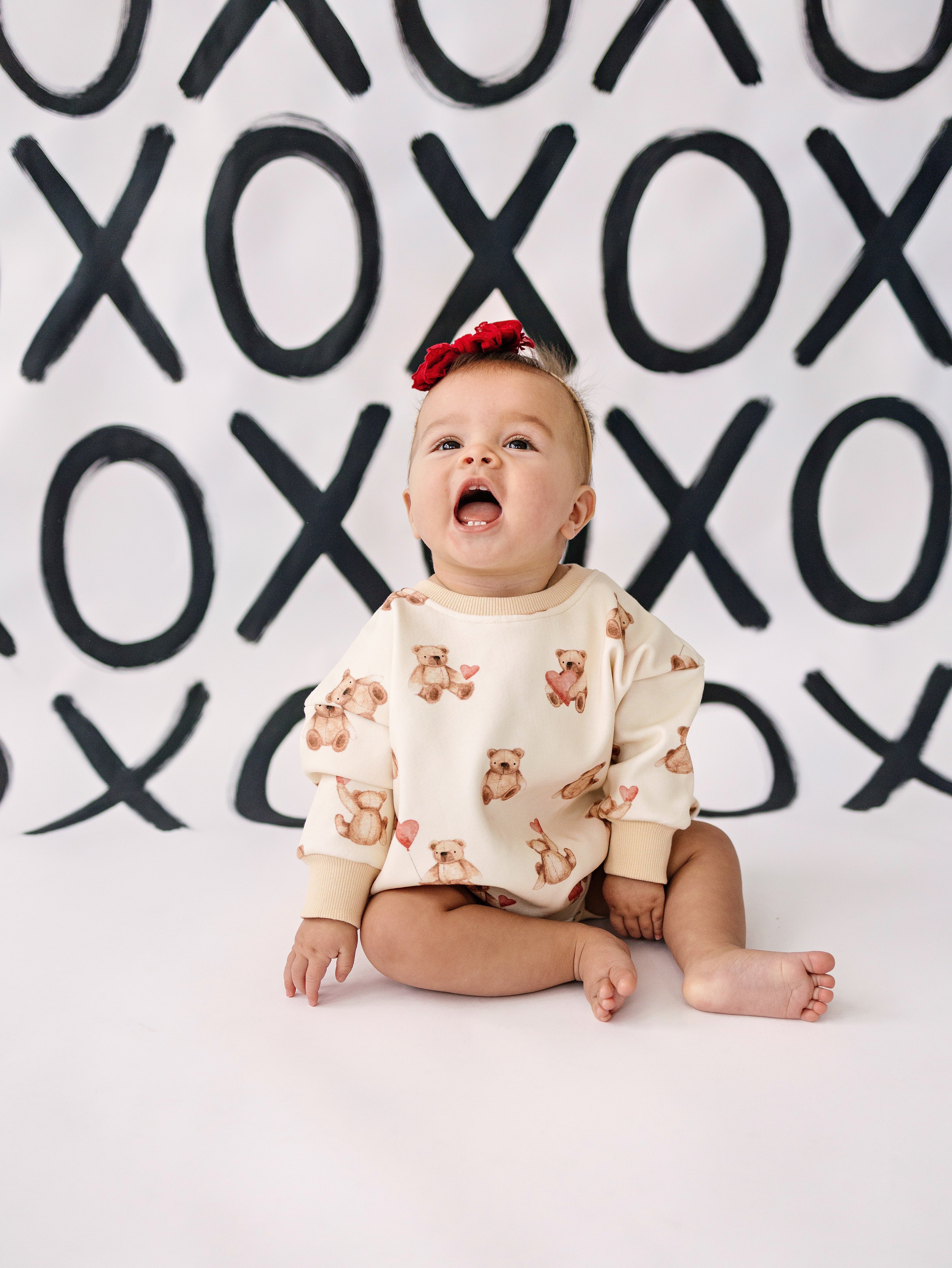 Teddy-gram Sweatshirt Romper