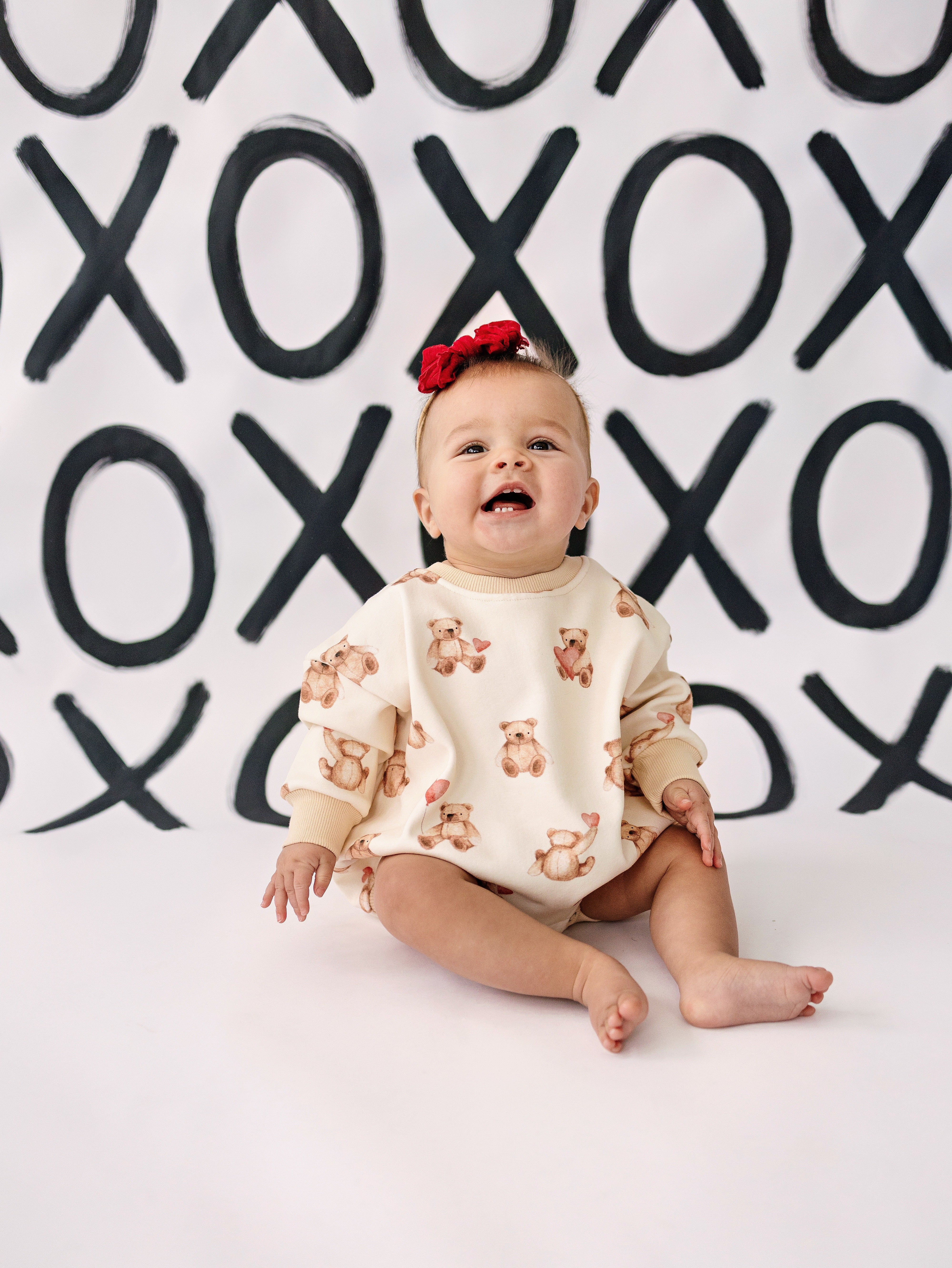 Teddy-gram Sweatshirt Romper