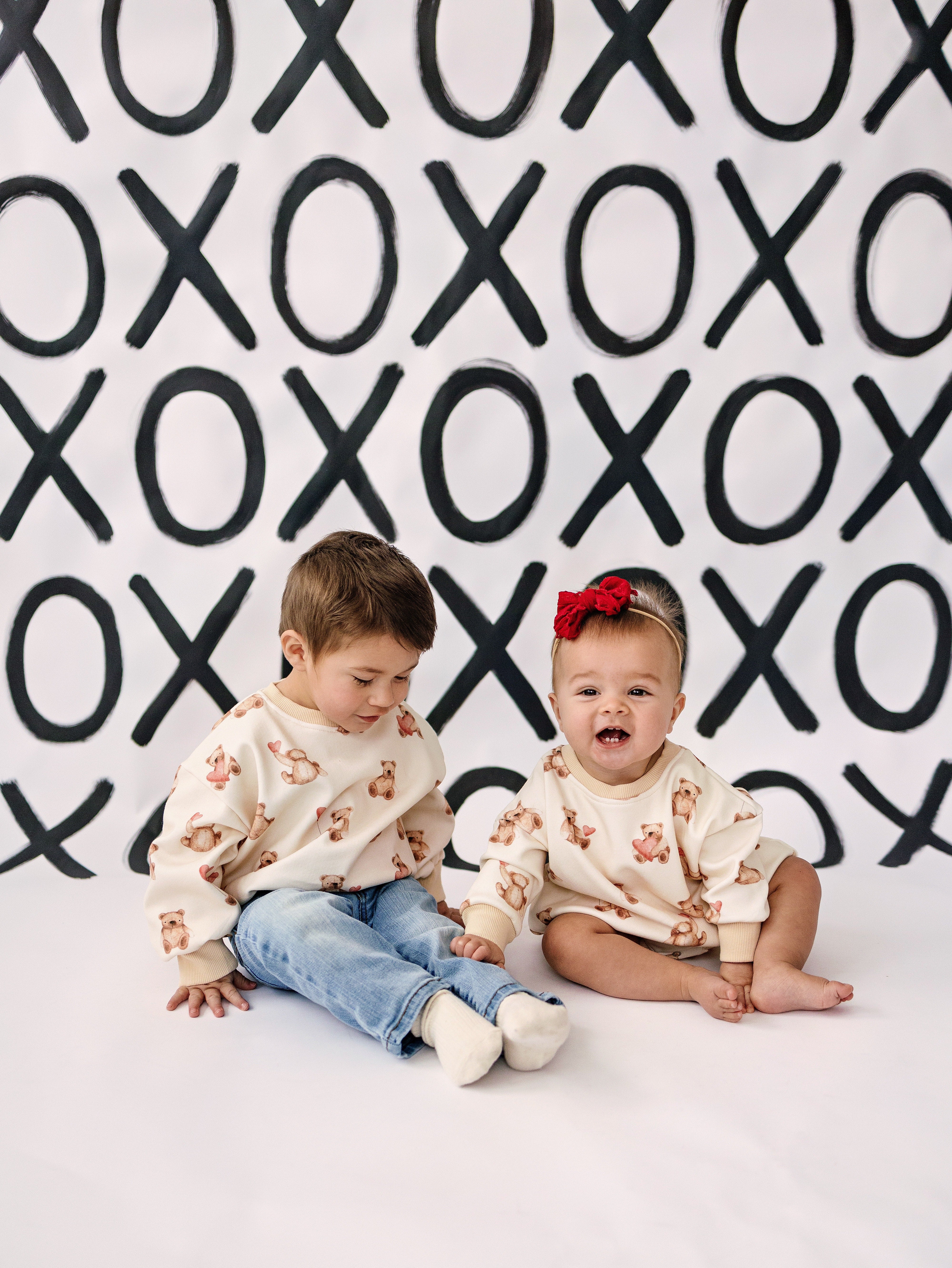 Teddy-gram Sweatshirt Romper