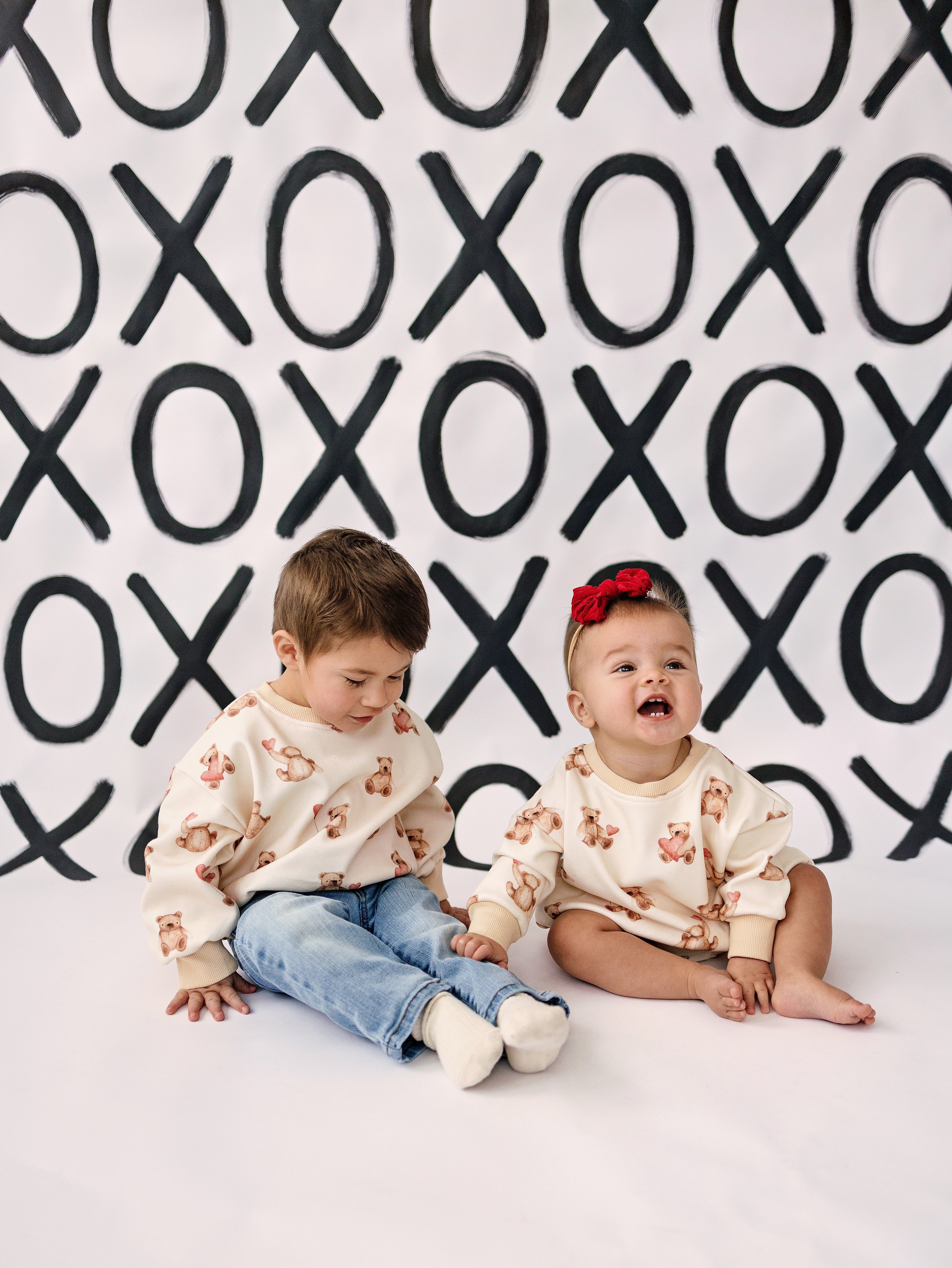 Teddy-gram Sweatshirt Romper